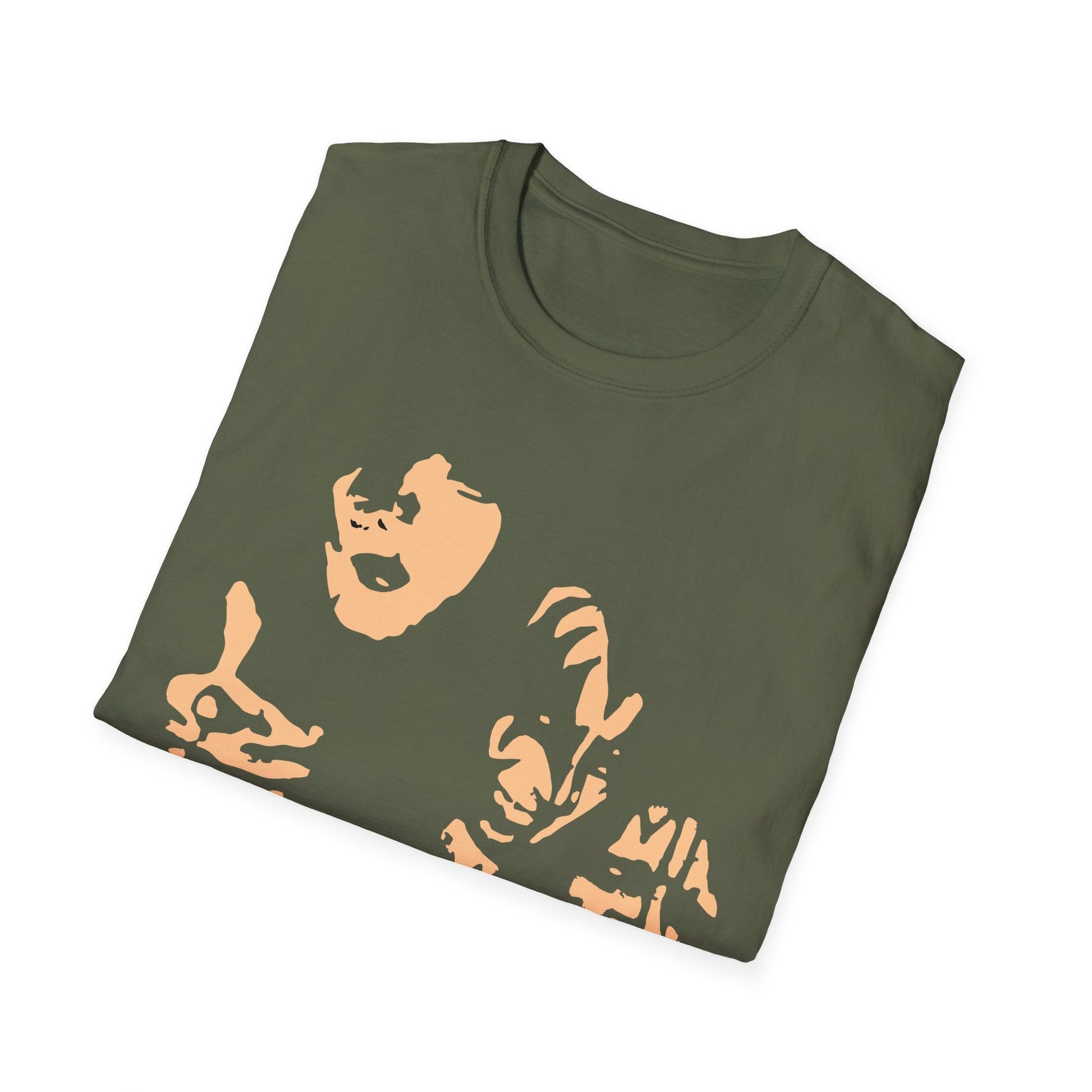 Vintage Rock Icon T-Shirt | Classic Band Graphic Tee | Unisex Softstyle Rock & Roll Apparel - That Should Be on a T-Shirt