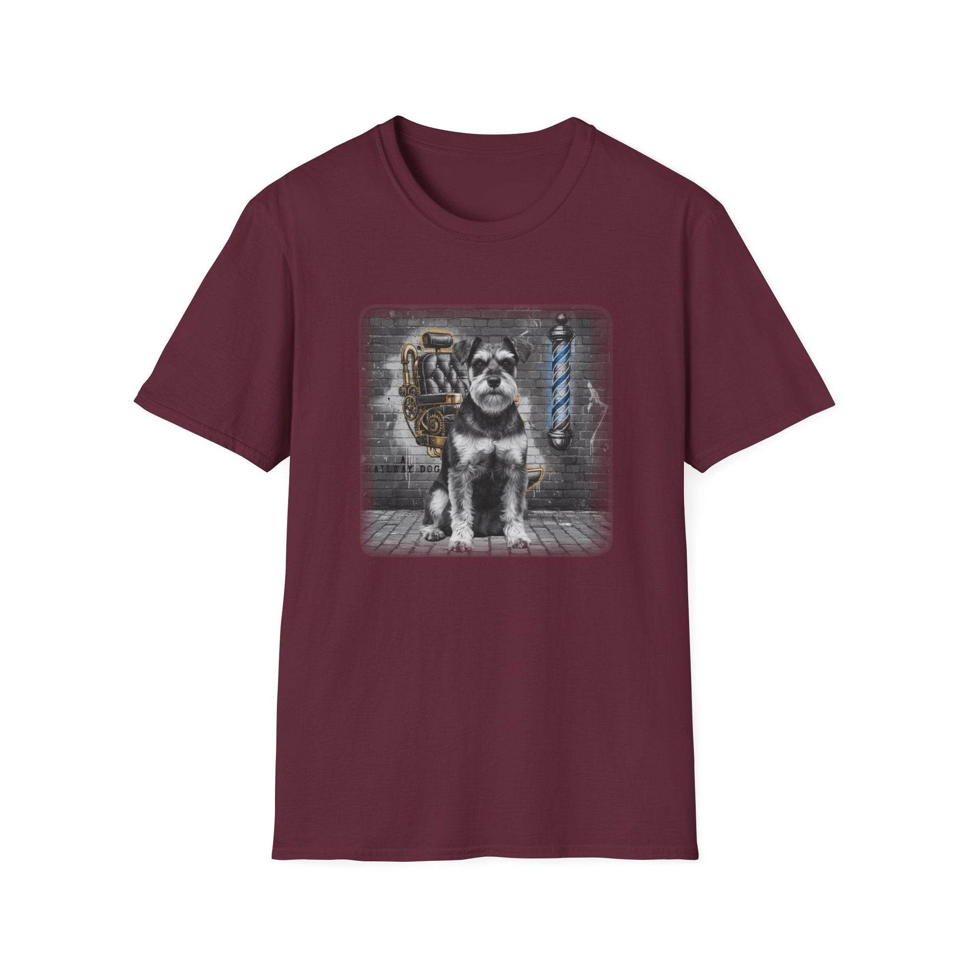The Dapper Schnauzer Barbershop Tee - That Should Be on a T-Shirt