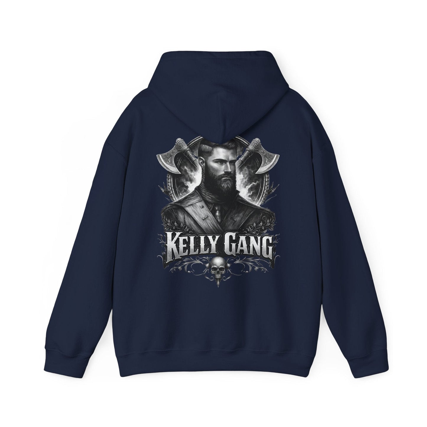 Kelly Gang Hoodie – Vintage Outlaw Portrait Pullover - That Should Be on a T-Shirt