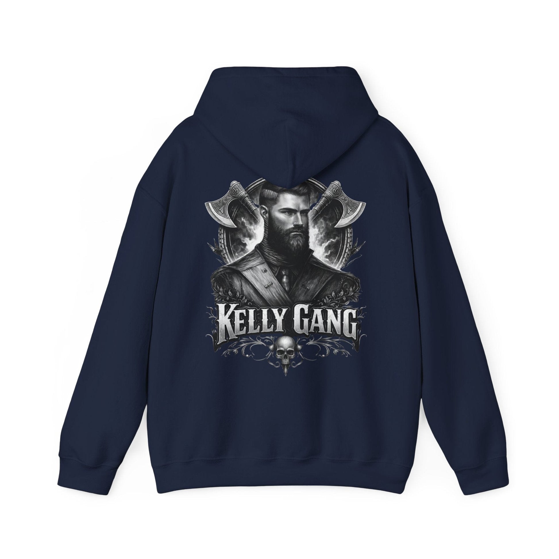 Kelly Gang Hoodie – Vintage Outlaw Portrait Pullover - That Should Be on a T-Shirt