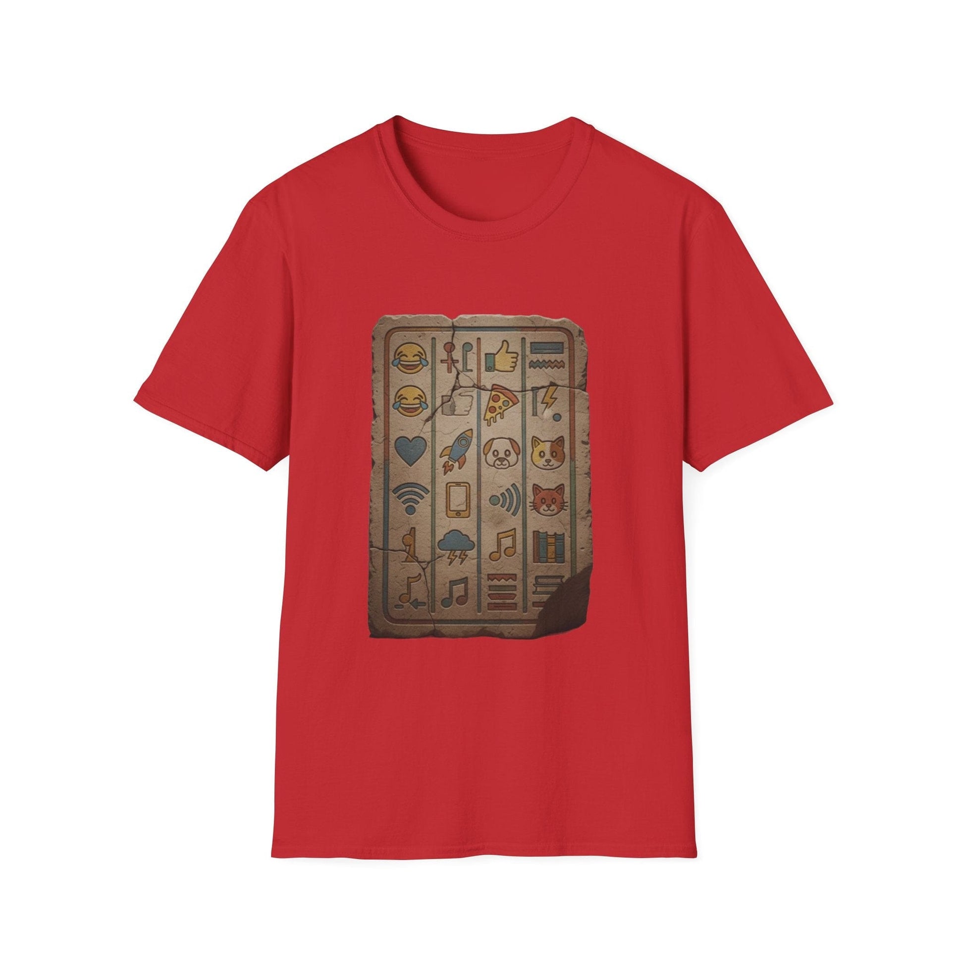Decoding History: The Hieroglyphic Emoji "Ancient Text" T-Shirt - That Should Be on a T-Shirt
