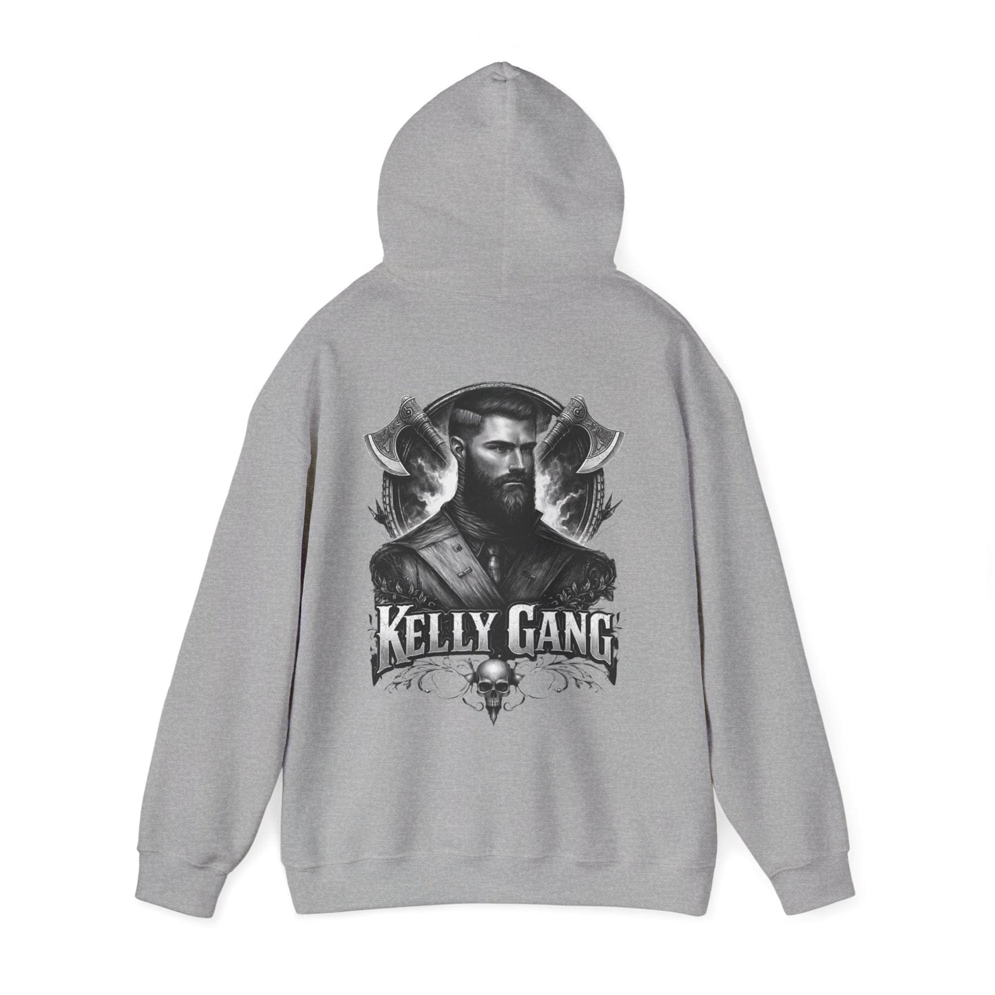 Kelly Gang Hoodie – Vintage Outlaw Portrait Pullover - That Should Be on a T-Shirt