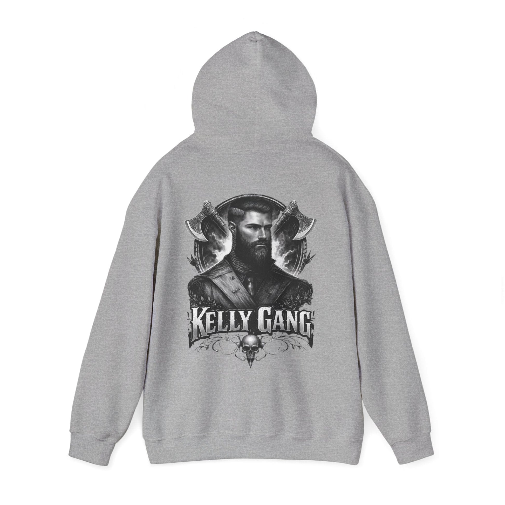 Kelly Gang Hoodie – Vintage Outlaw Portrait Pullover - That Should Be on a T-Shirt