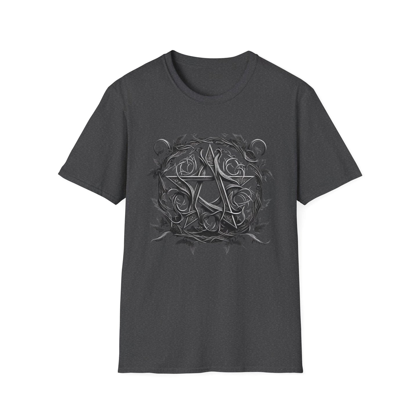 Gothic Sigil T-Shirt – Dark Circular Emblem Graphic Tee - That Should Be on a T-Shirt
