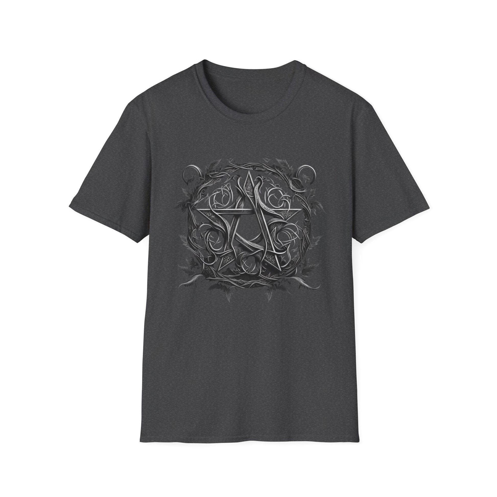 Gothic Sigil T-Shirt – Dark Circular Emblem Graphic Tee - That Should Be on a T-Shirt
