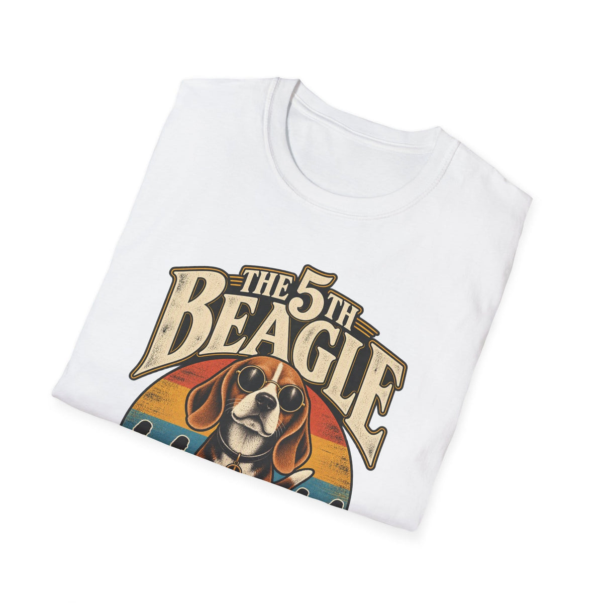 The 5th Beagle T-Shirt | Retro Music Dog Graphic Tee