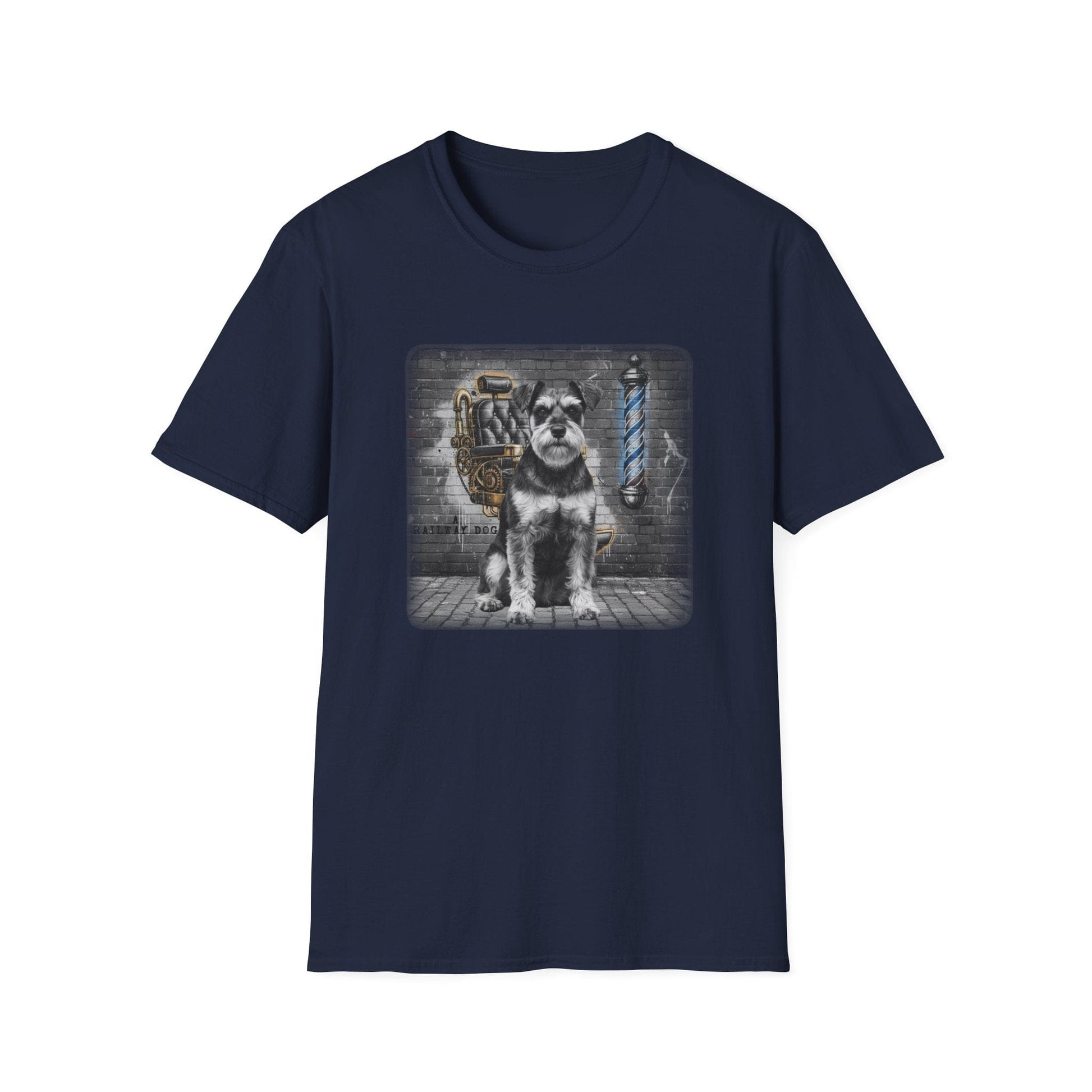 The Dapper Schnauzer Barbershop Tee - That Should Be on a T-Shirt