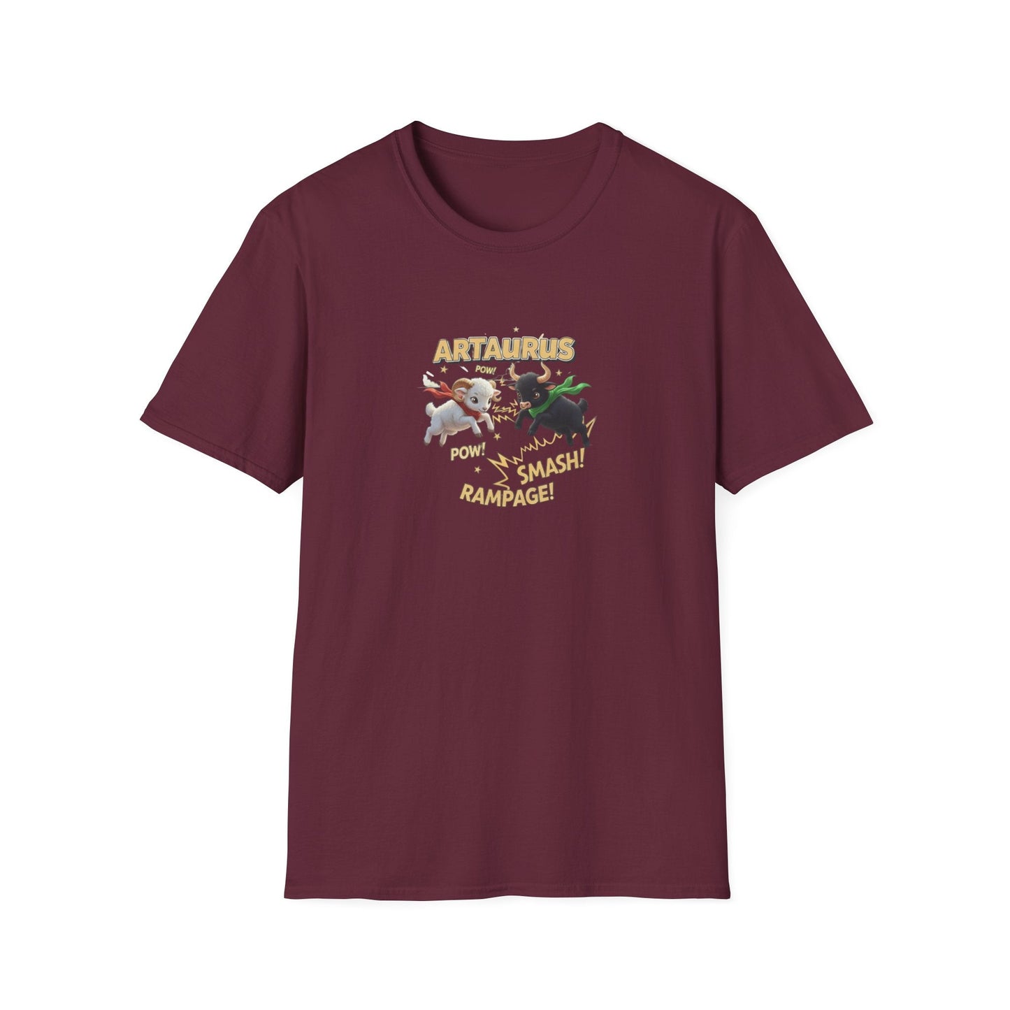 Artaurus “Rampage!” T-Shirt – Aries Taurus Cusp Zodiac Mashup Tee - That Should Be on a T-Shirt