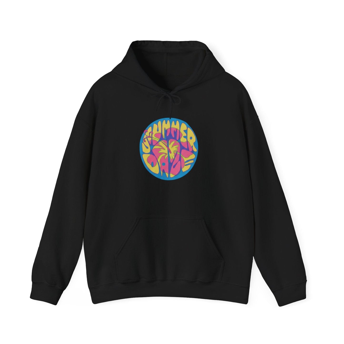 Summer Daze Retro 70s Graphic Hoodie – Oversized Surf Sweatshirt