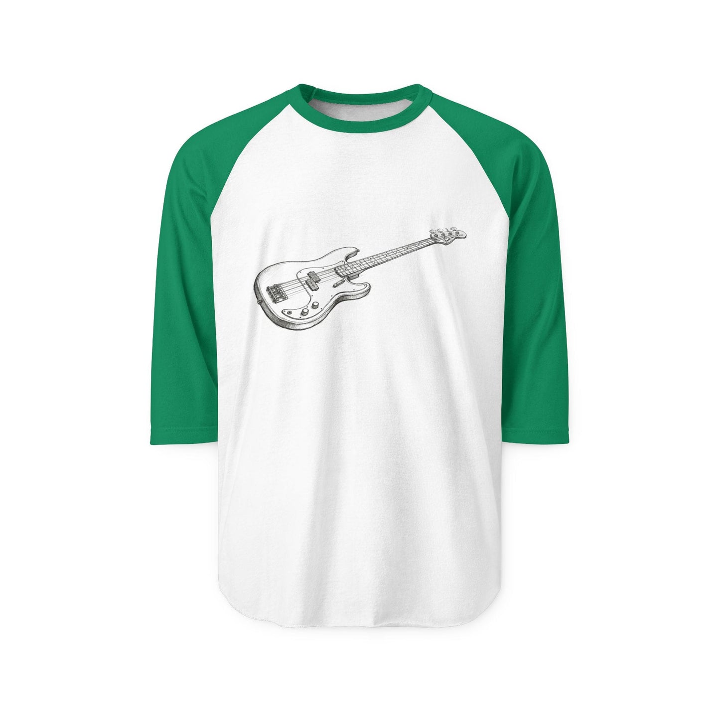 The Low-End Theory Bass Guitar Raglan Tee - That Should Be on a T-Shirt