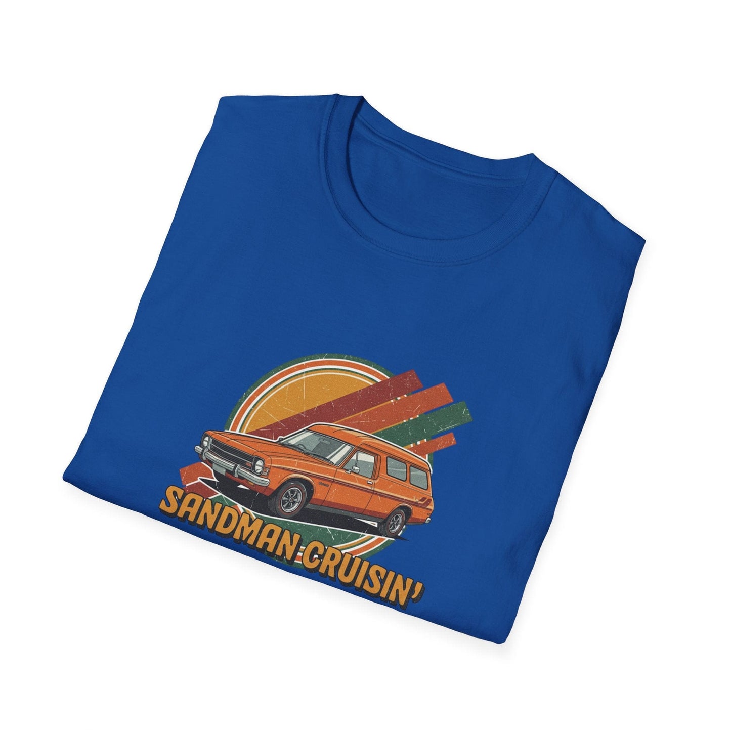 Sandman Cruisin' Van T-Shirt — Retro Campervan Graphic Tee