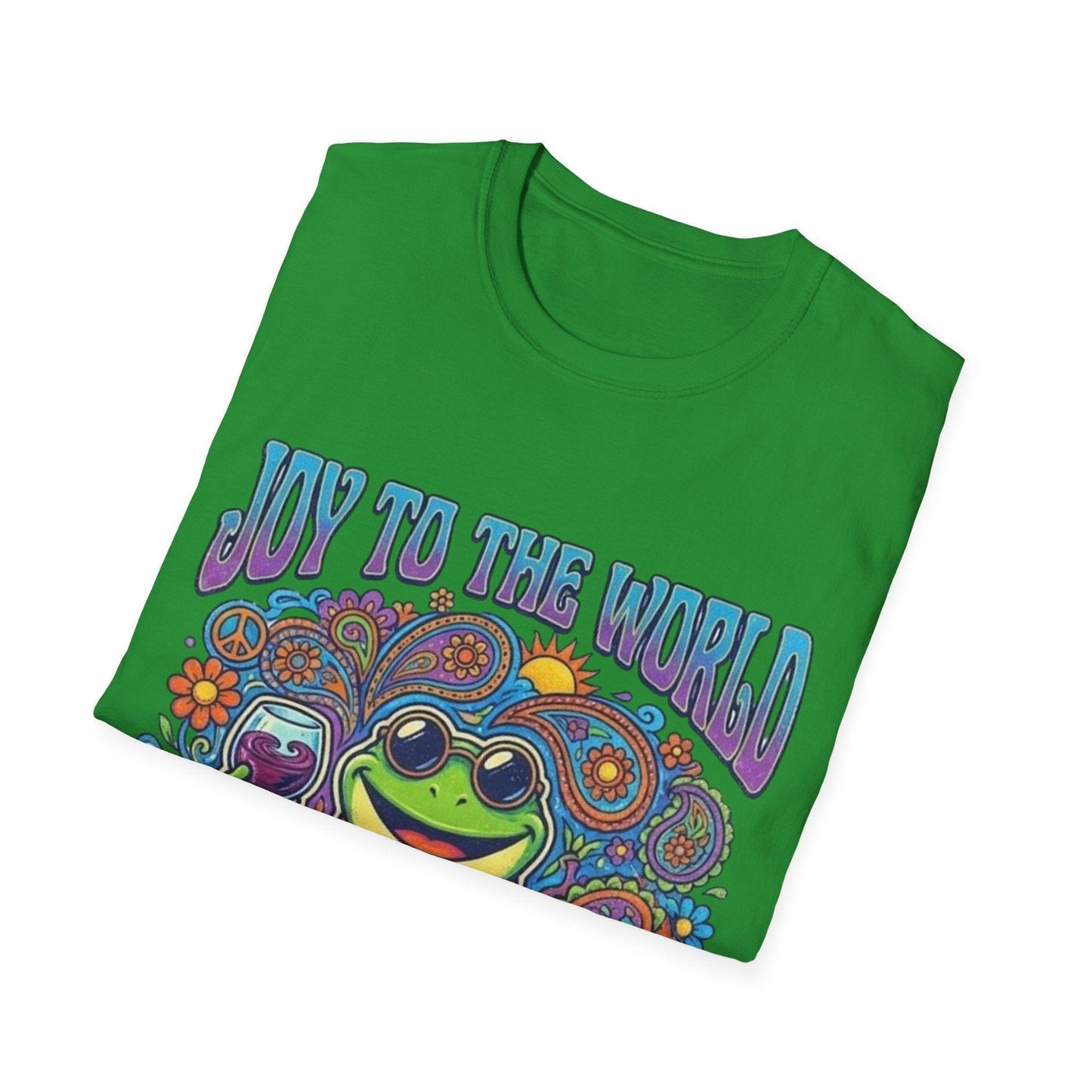 Joy to the World T-Shirt — Psychedelic Holiday Graphic Tee - That Should Be on a T-Shirt