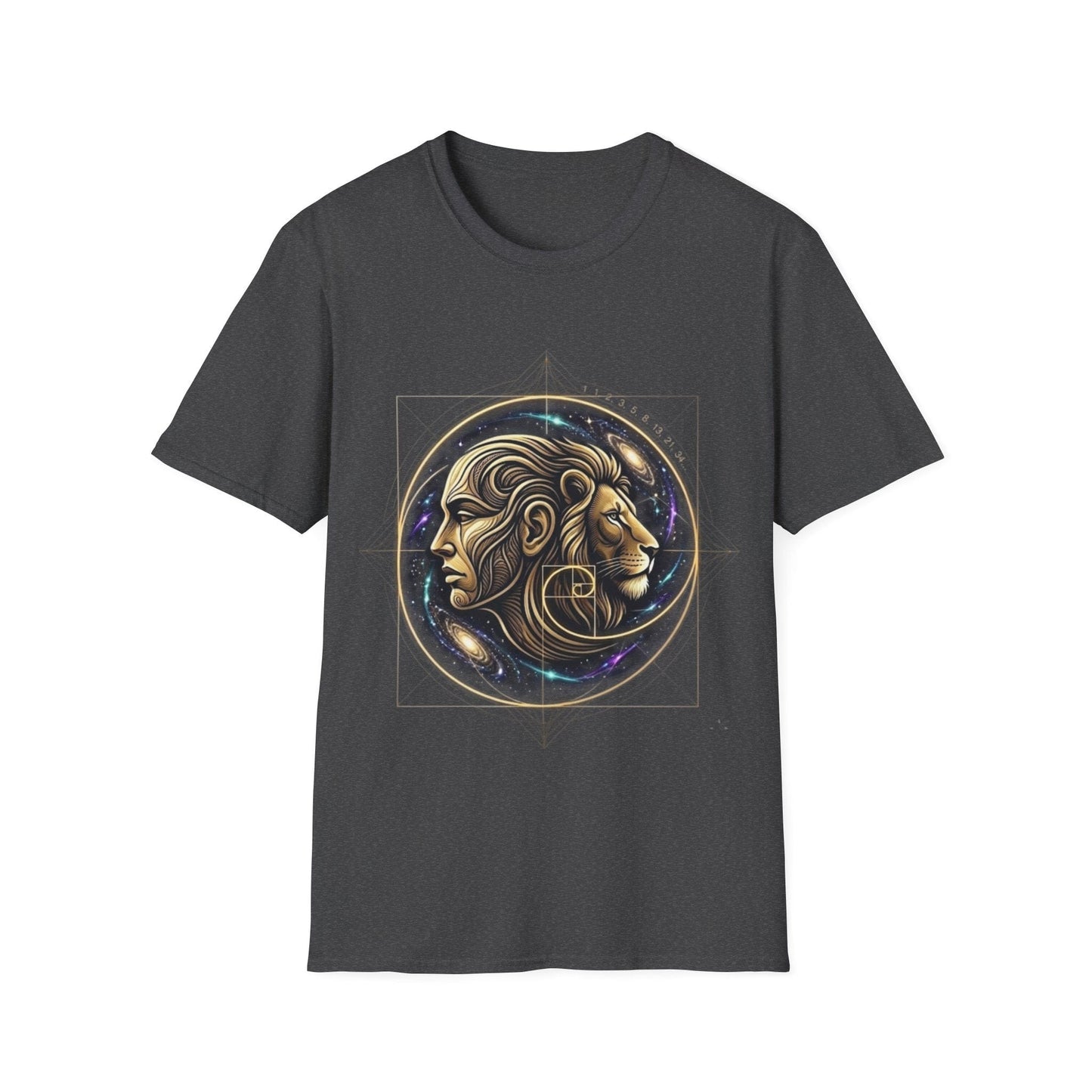 Golden Ratio Lion & Human T-Shirt - Fibonacci Sequence Sacred Geometry Tee - That Should Be on a T-Shirt