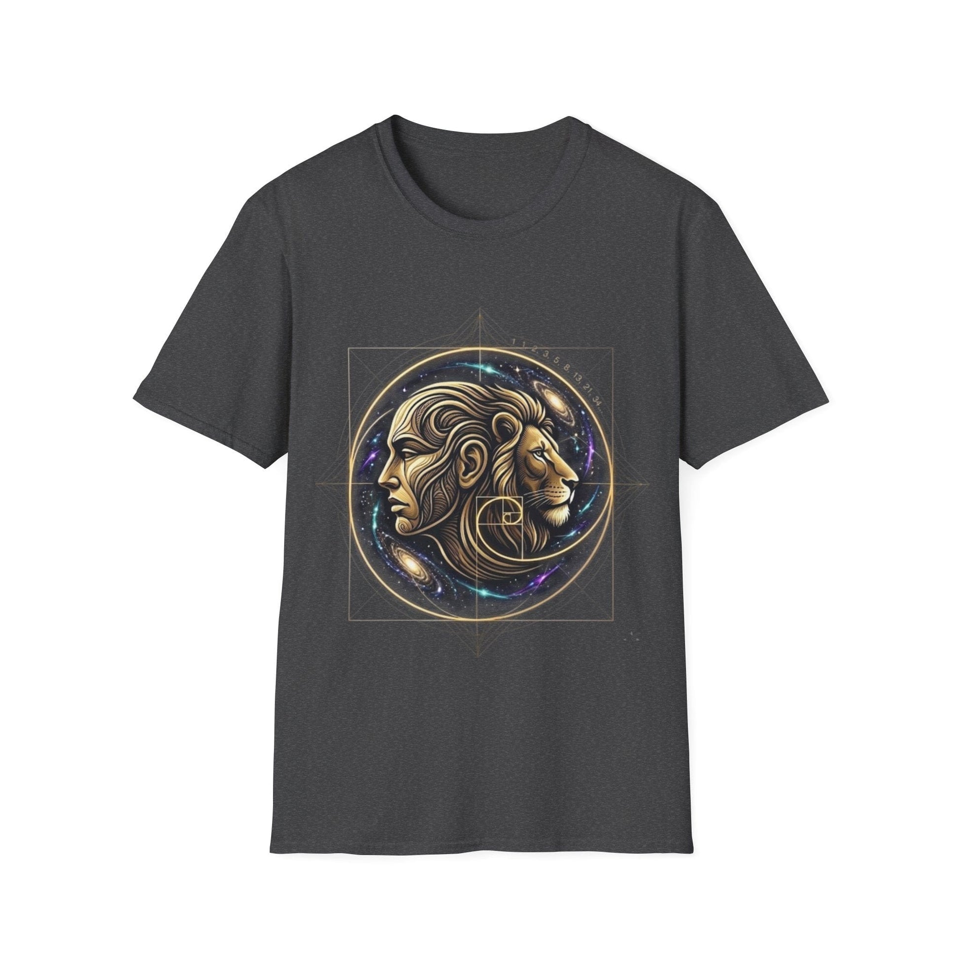 Golden Ratio Lion & Human T-Shirt - Fibonacci Sequence Sacred Geometry Tee - That Should Be on a T-Shirt