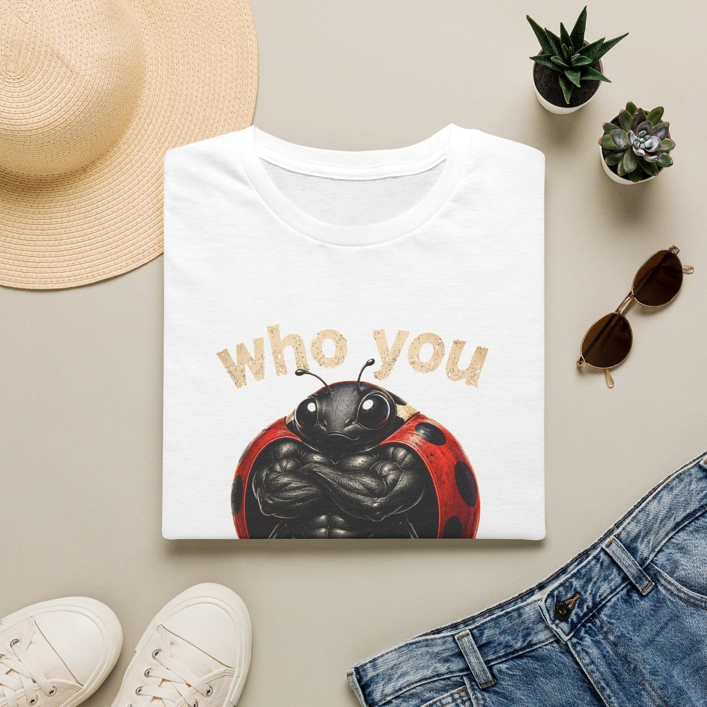 Who You Callin' Lady? Ladybug Graphic T-Shirt