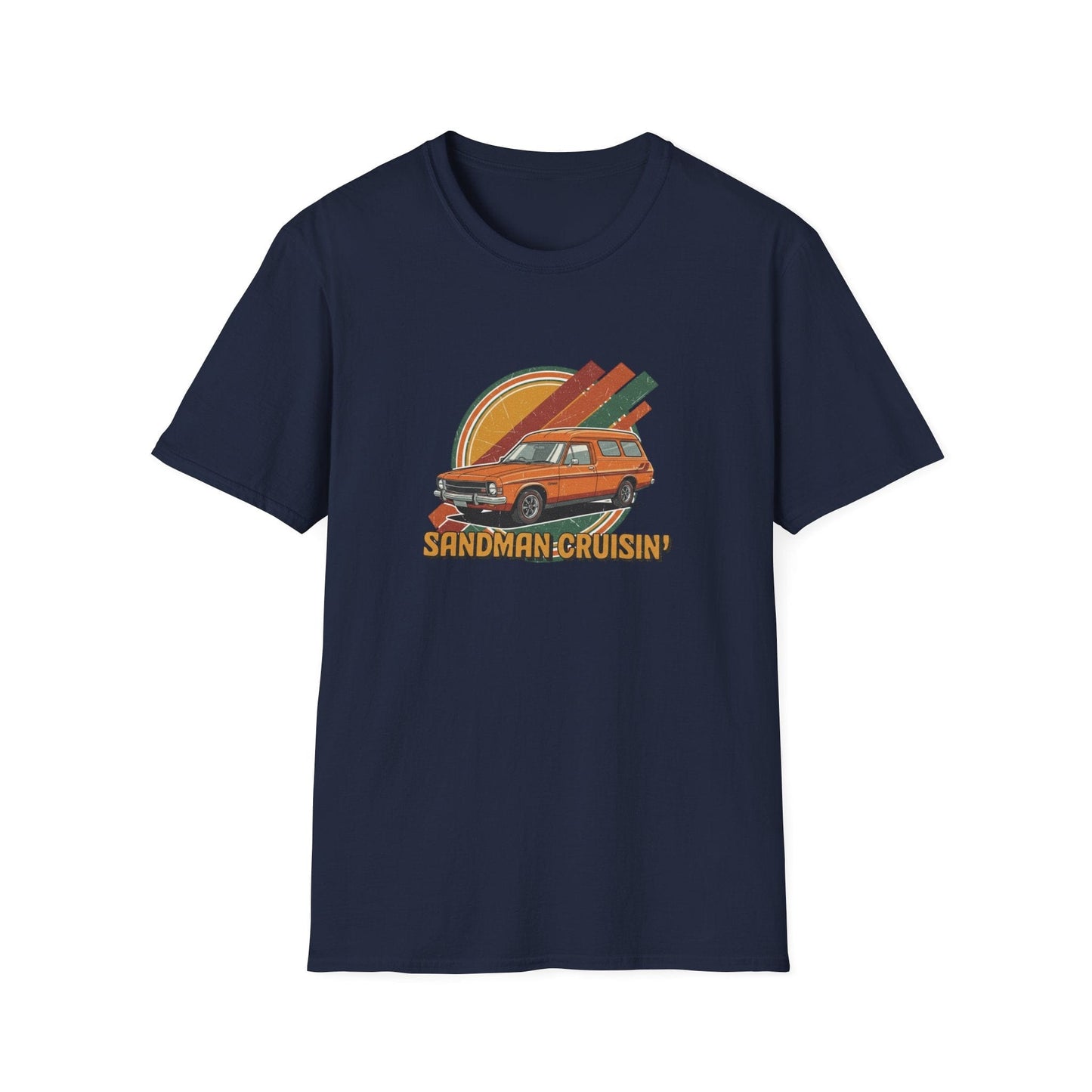 Sandman Cruisin' Van T-Shirt — Retro Campervan Graphic Tee