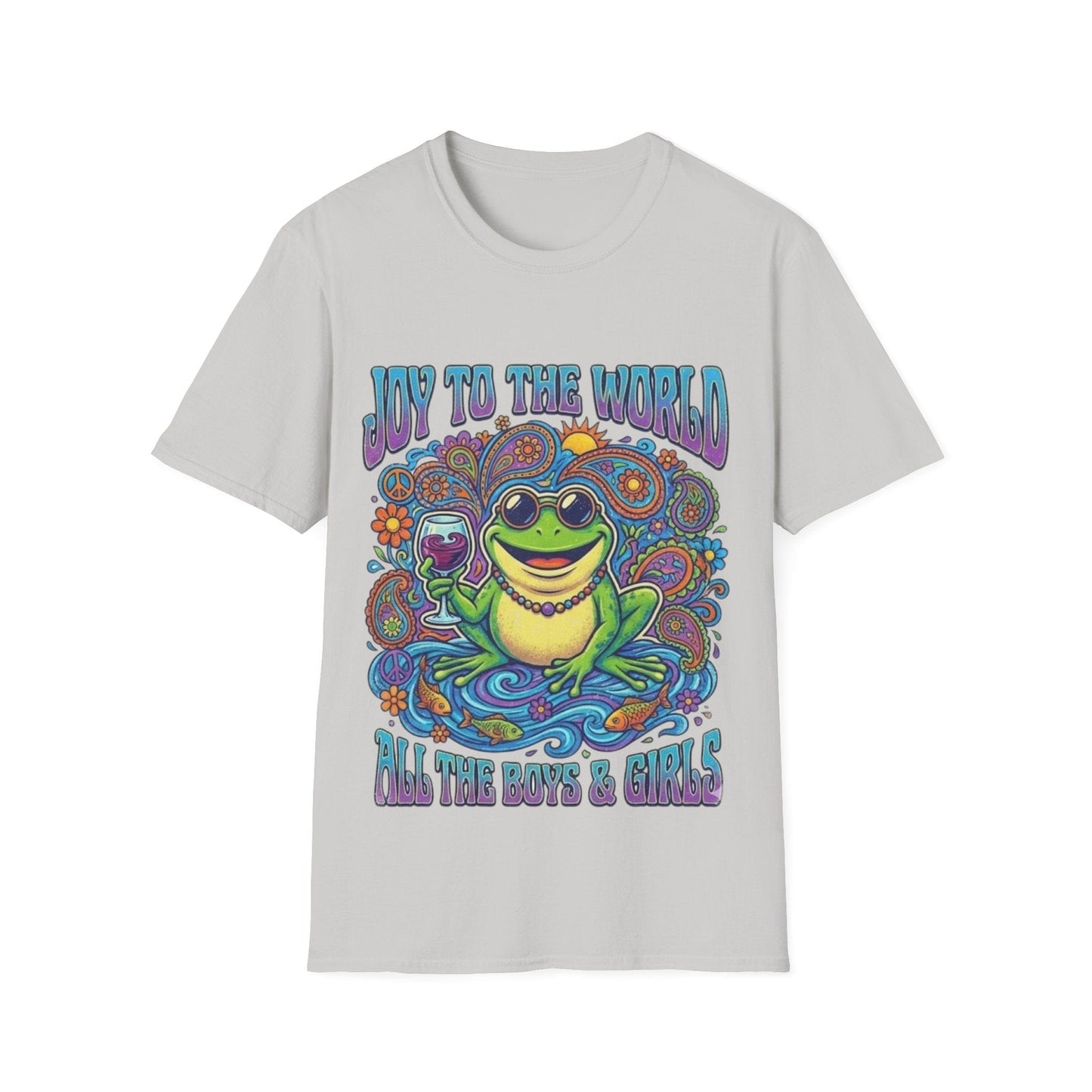 Joy to the World T-Shirt — Psychedelic Holiday Graphic Tee - That Should Be on a T-Shirt