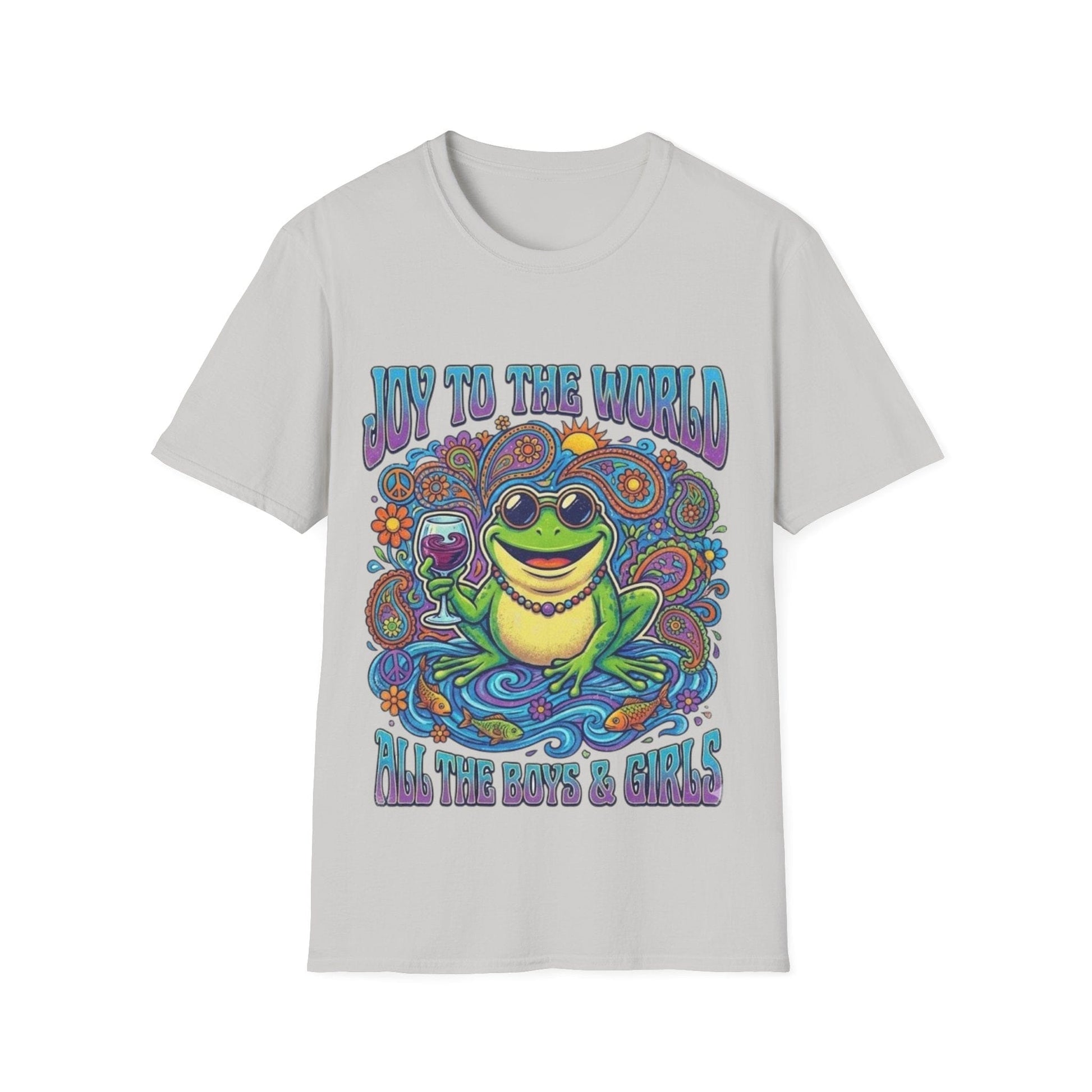 Joy to the World T-Shirt — Psychedelic Holiday Graphic Tee - That Should Be on a T-Shirt