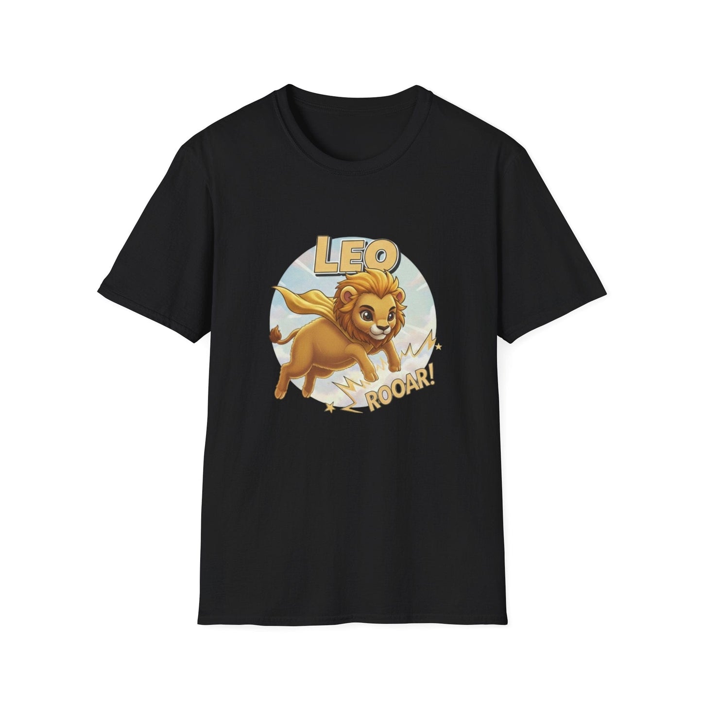 Leo Zodiac T-Shirt – Cute Lion Astrology Tee with “Roaar!” Design - That Should Be on a T-Shirt