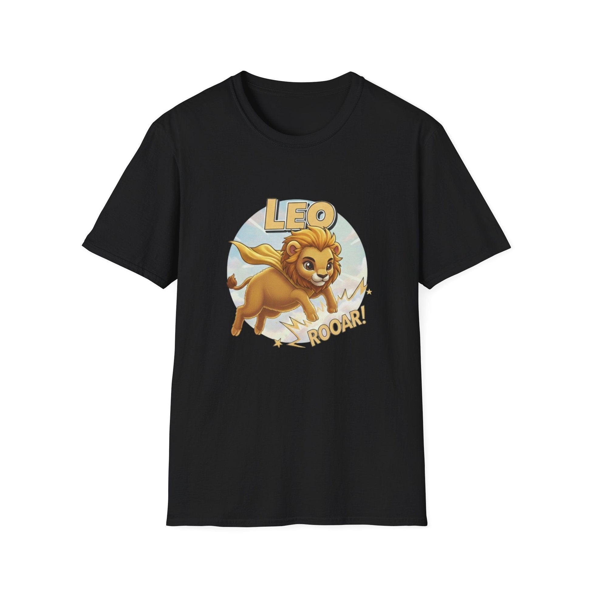 Leo Zodiac T-Shirt – Cute Lion Astrology Tee with “Roaar!” Design - That Should Be on a T-Shirt