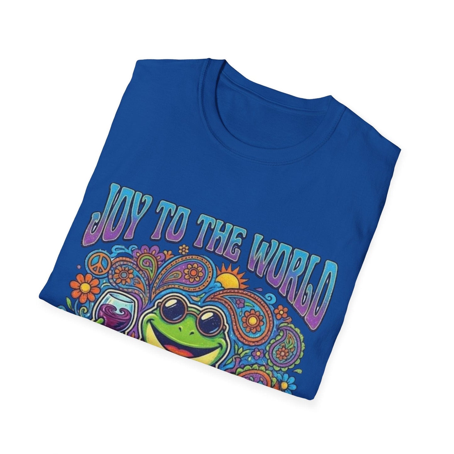 Joy to the World T-Shirt — Psychedelic Holiday Graphic Tee - That Should Be on a T-Shirt