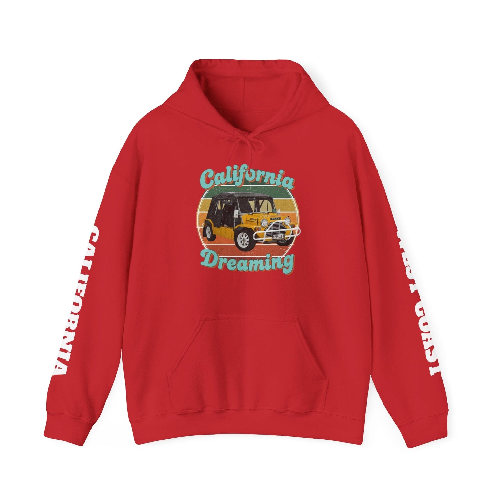 California Dreaming Hoodie — Retro Californian Buggy Surf Trip Graphic - That Should Be on a T-Shirt