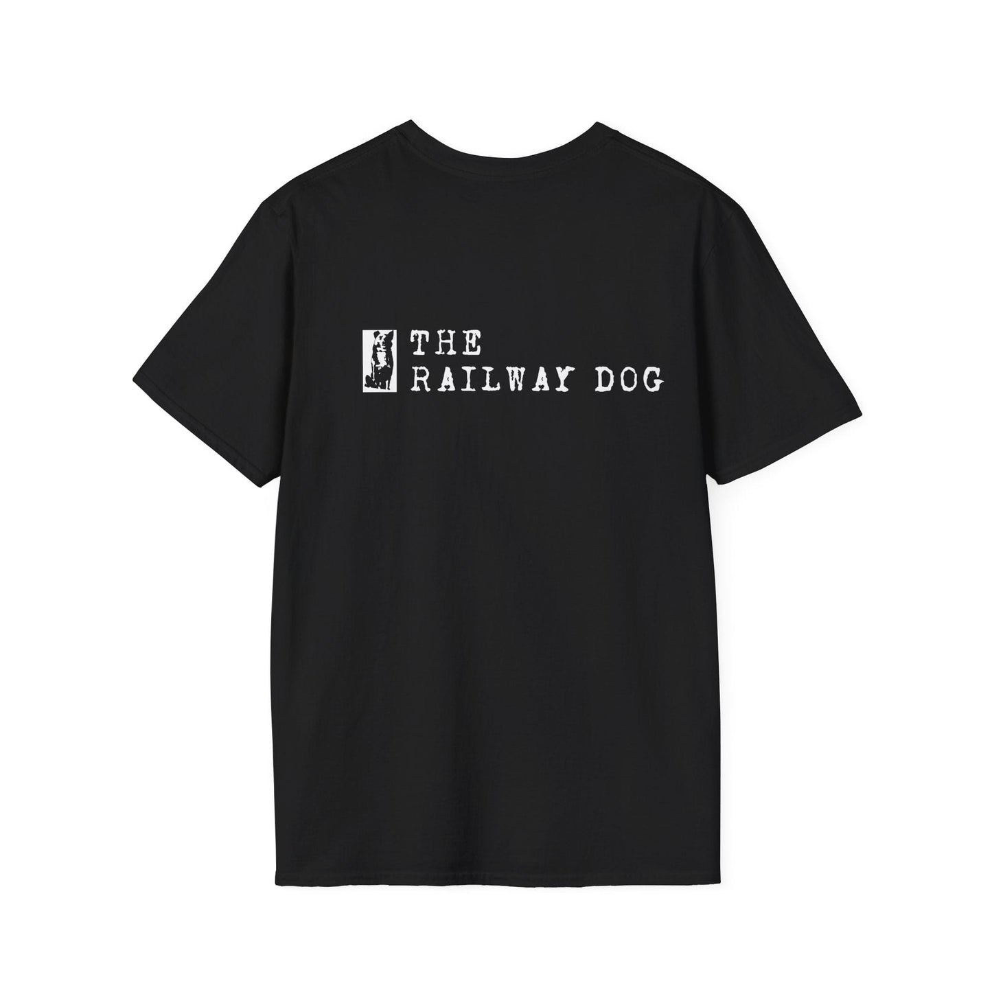 Railway Dog T-Shirt — Vintage Logo Tee - That Should Be on a T-Shirt