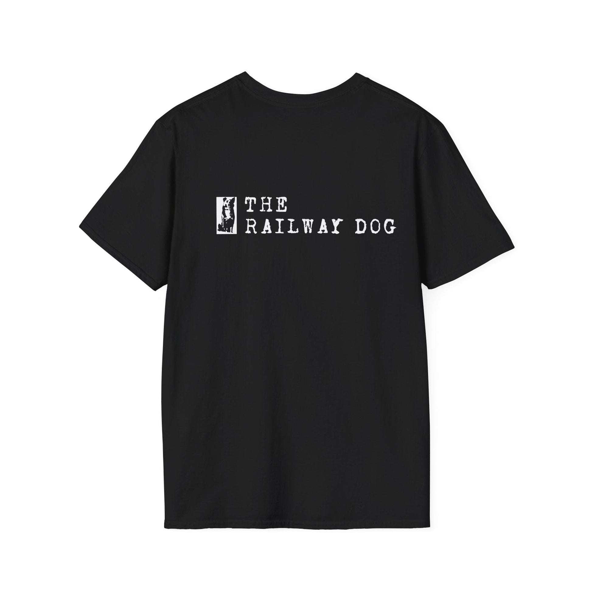 Railway Dog T-Shirt — Vintage Logo Tee - That Should Be on a T-Shirt