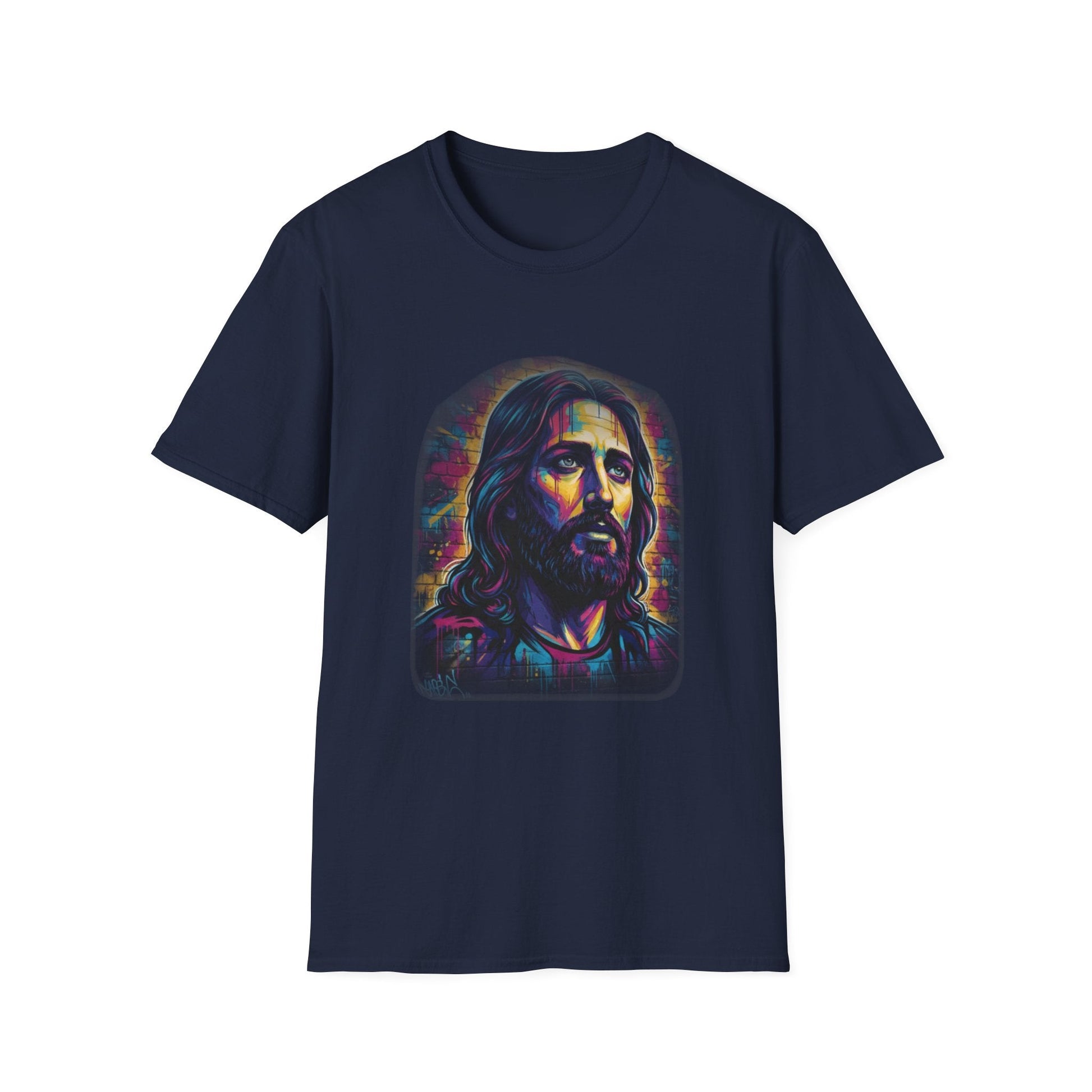 Urban Messiah – Vibrant Graffiti Art Premium Tee - That Should Be on a T-Shirt