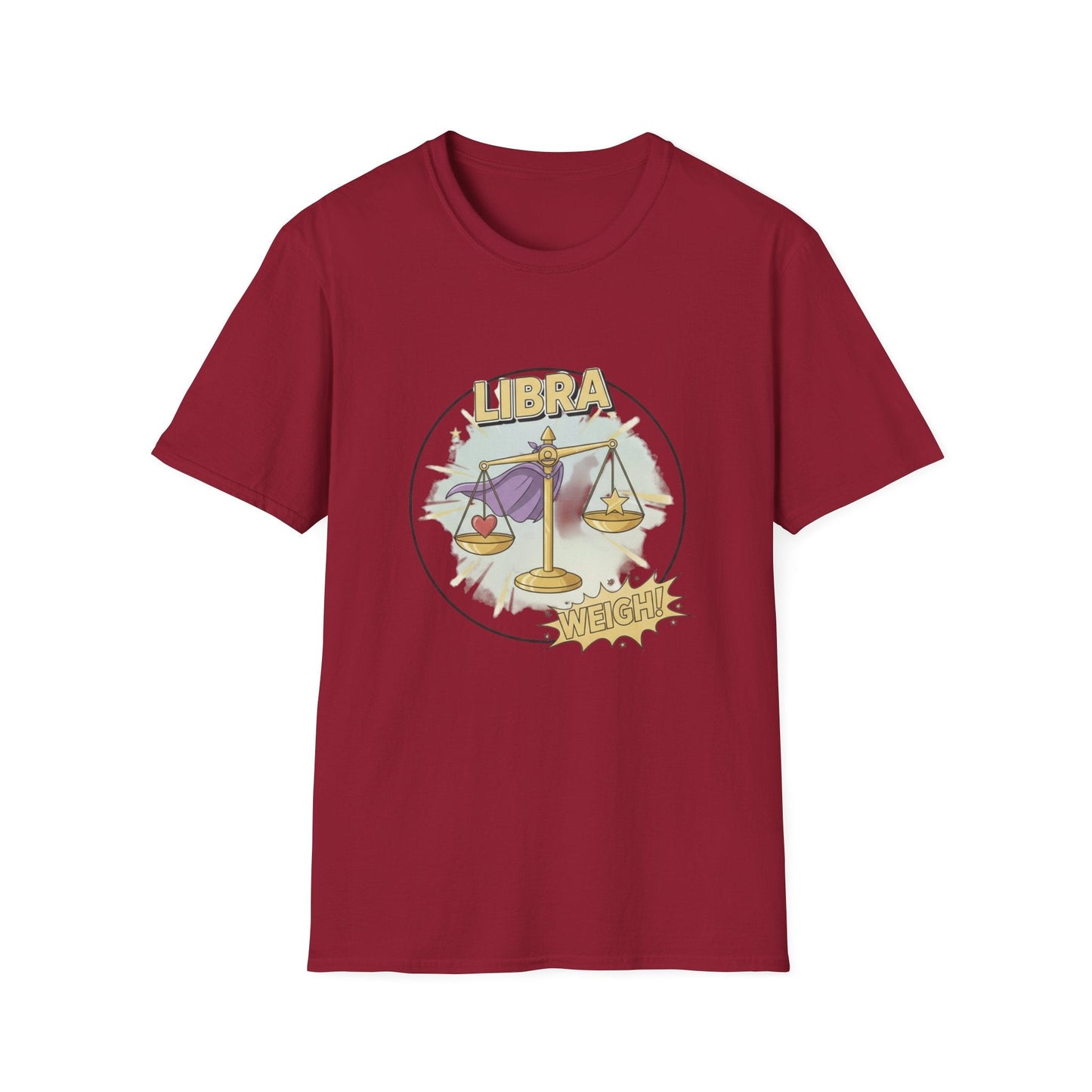 Libra Cartoon Zodiac  Tee — Vintage Globe Adventure Shirt - That Should Be on a T-Shirt