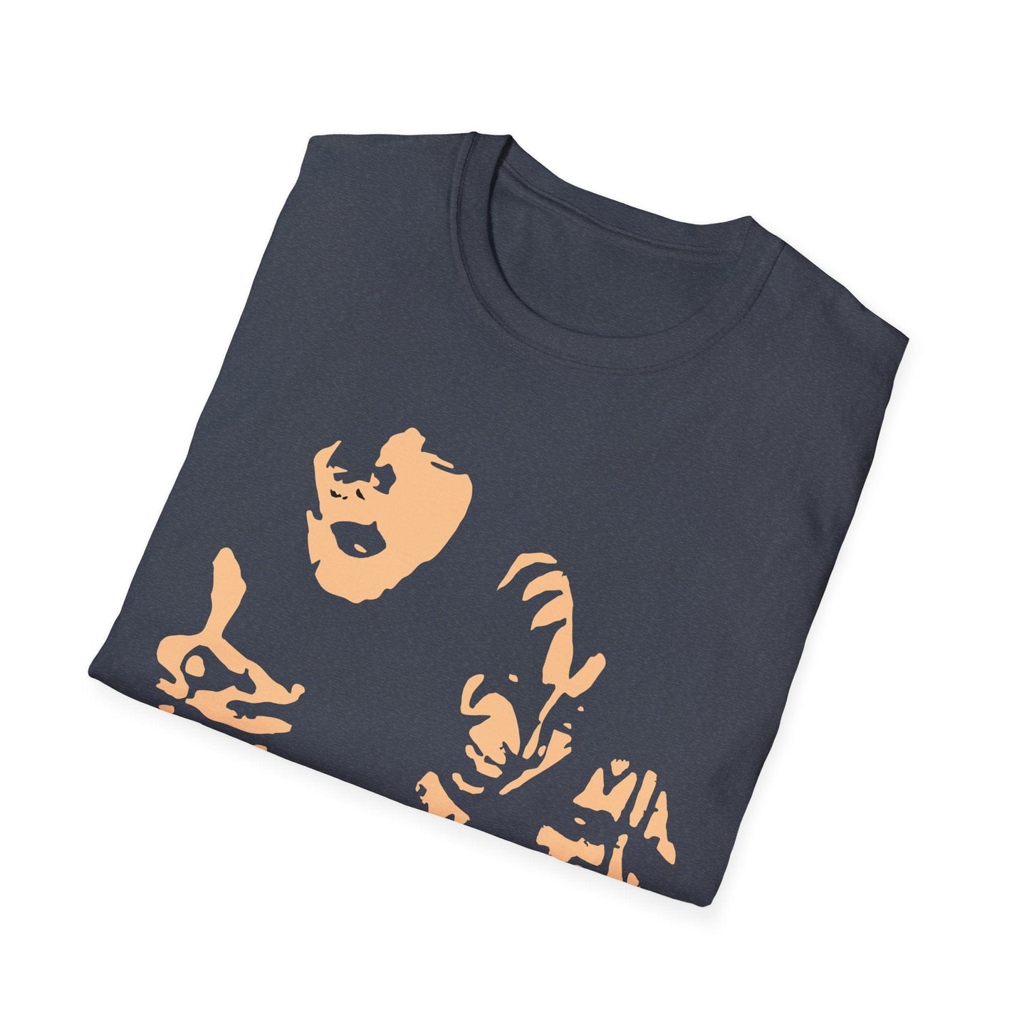 Vintage Rock Icon T-Shirt | Classic Band Graphic Tee | Unisex Softstyle Rock & Roll Apparel - That Should Be on a T-Shirt