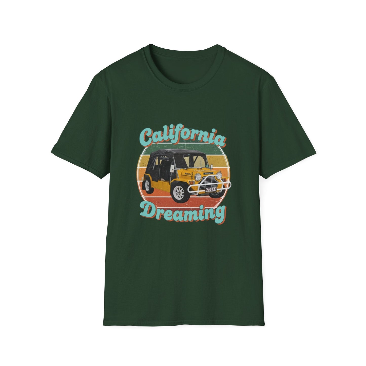 Retro California Dreaming Surf Tee - Vintage Moke Edition - That Should Be on a T-Shirt