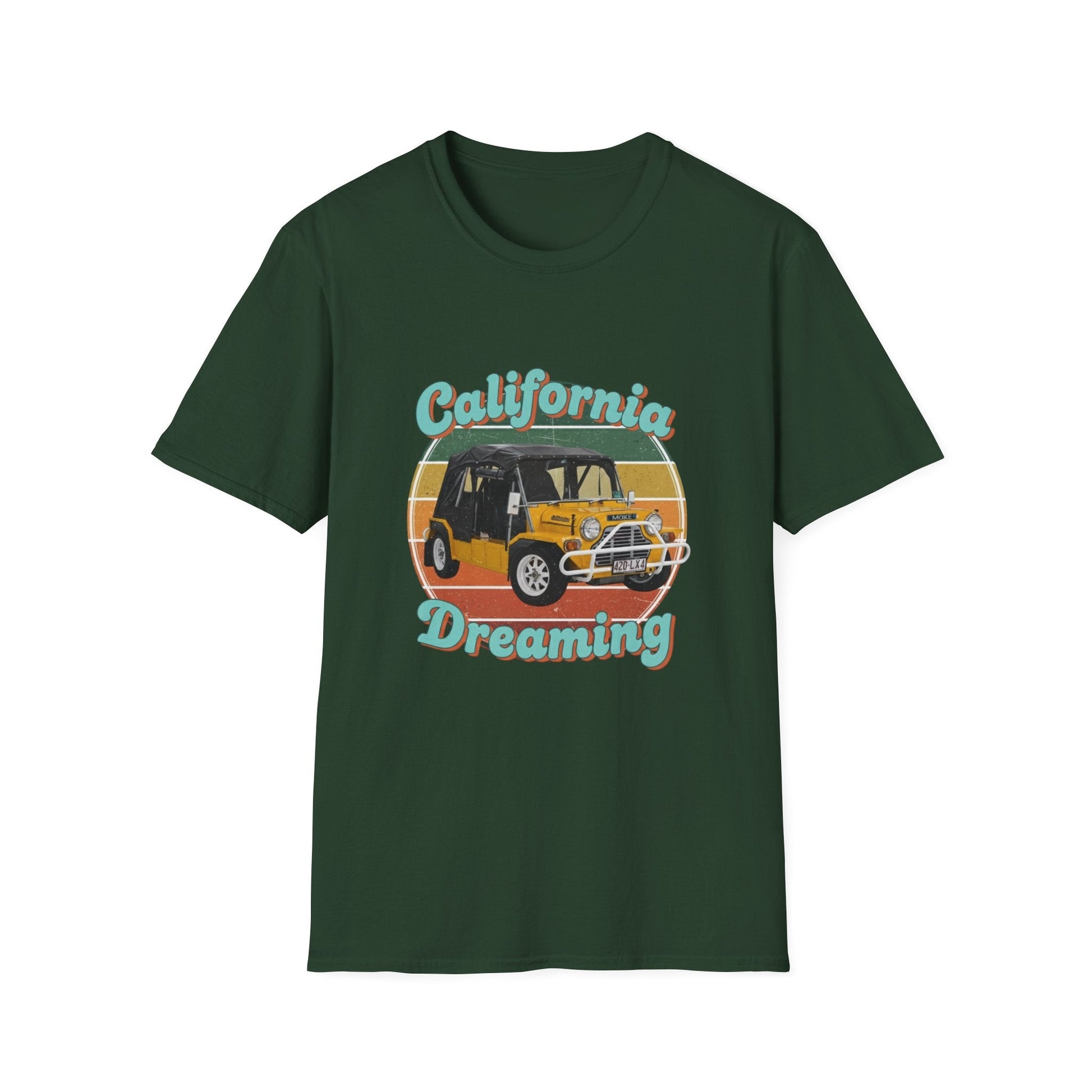Retro California Dreaming Surf Tee - Vintage Moke Edition - That Should Be on a T-Shirt