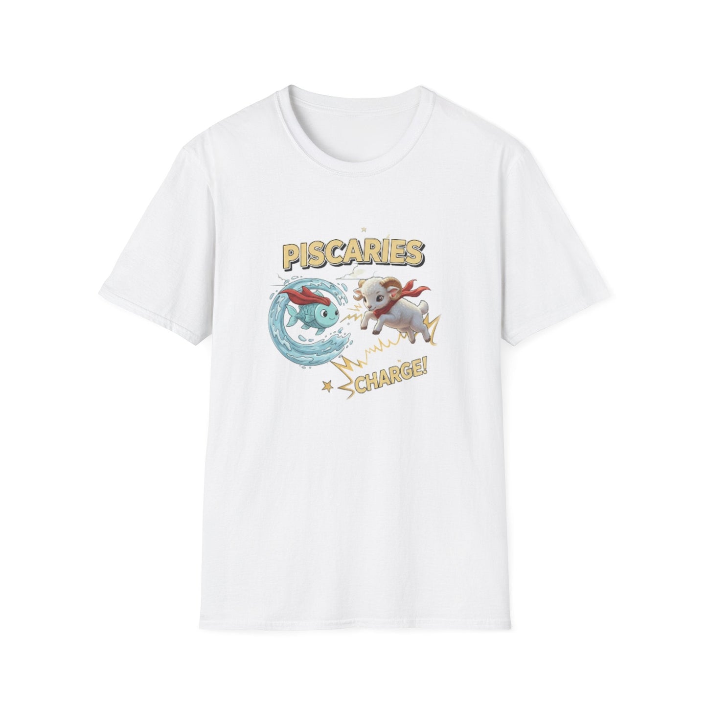 Piscaries Cusp Superhero Vintage T-Shirt — Retro Graphic Tee - That Should Be on a T-Shirt