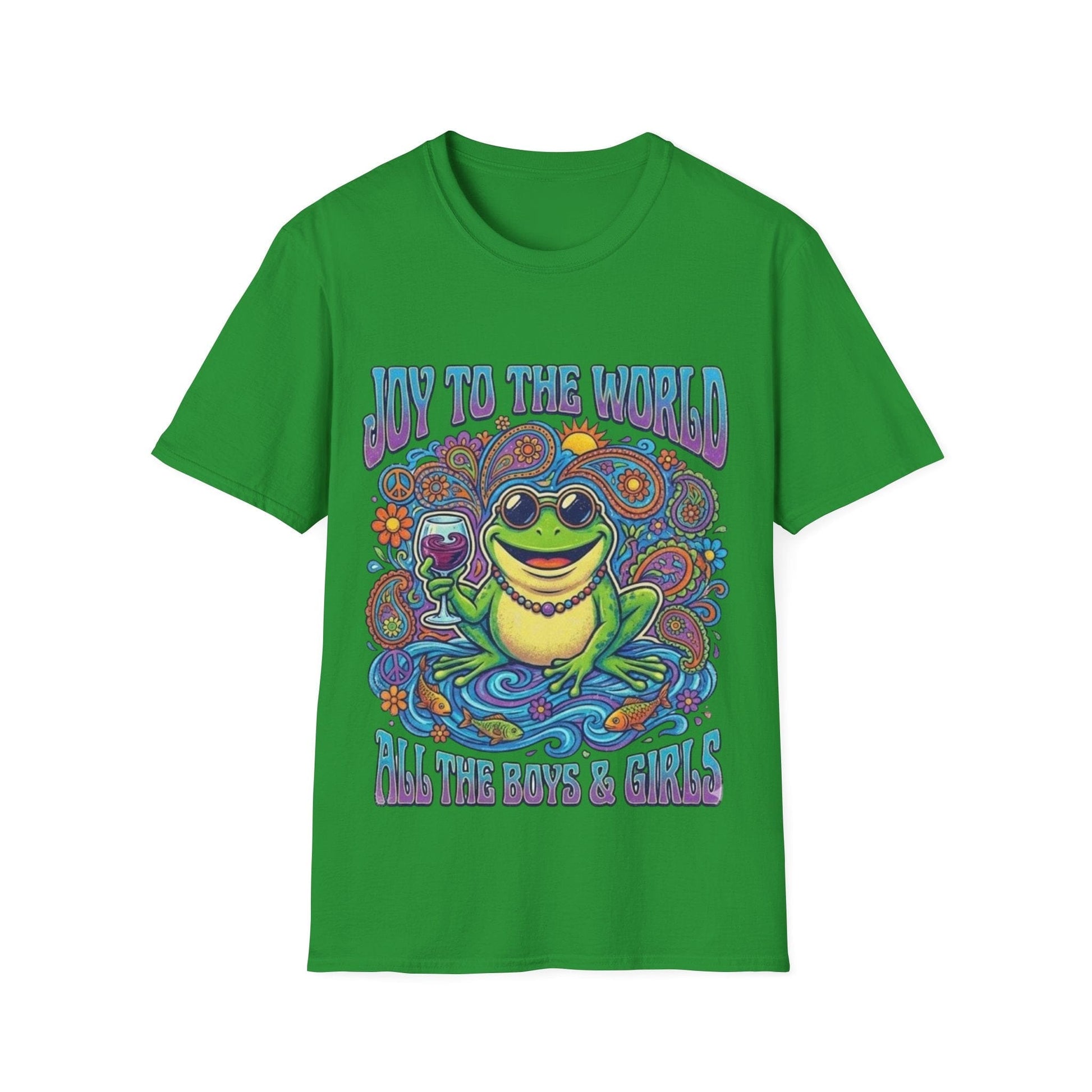 Joy to the World T-Shirt — Psychedelic Holiday Graphic Tee - That Should Be on a T-Shirt