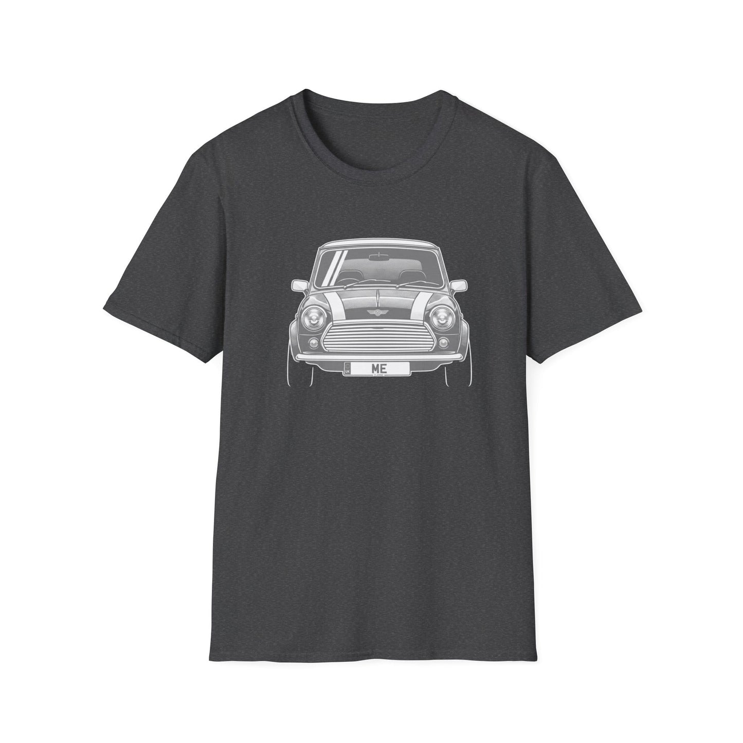Classic Mini Car T-Shirt – Vintage Front View Graphic Tee for Car Lovers - That Should Be on a T-Shirt