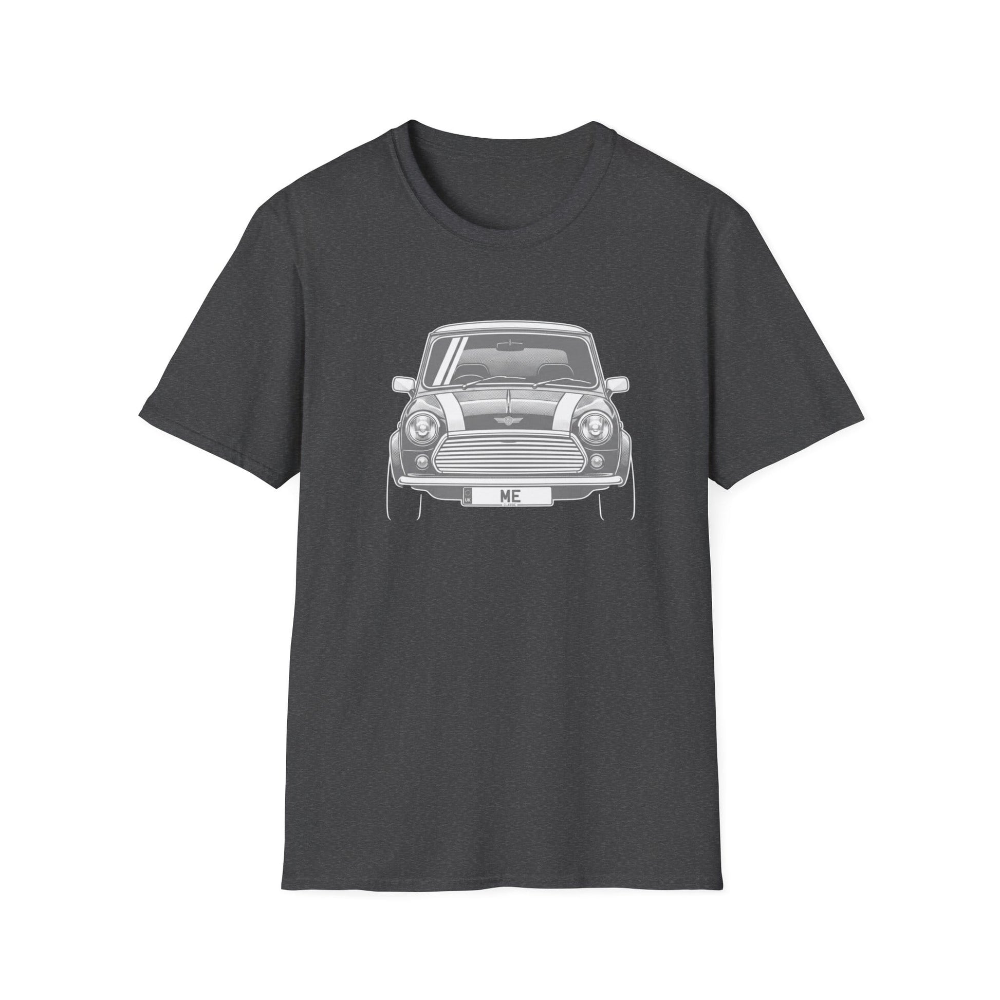 Classic Mini Car T-Shirt – Vintage Front View Graphic Tee for Car Lovers - That Should Be on a T-Shirt