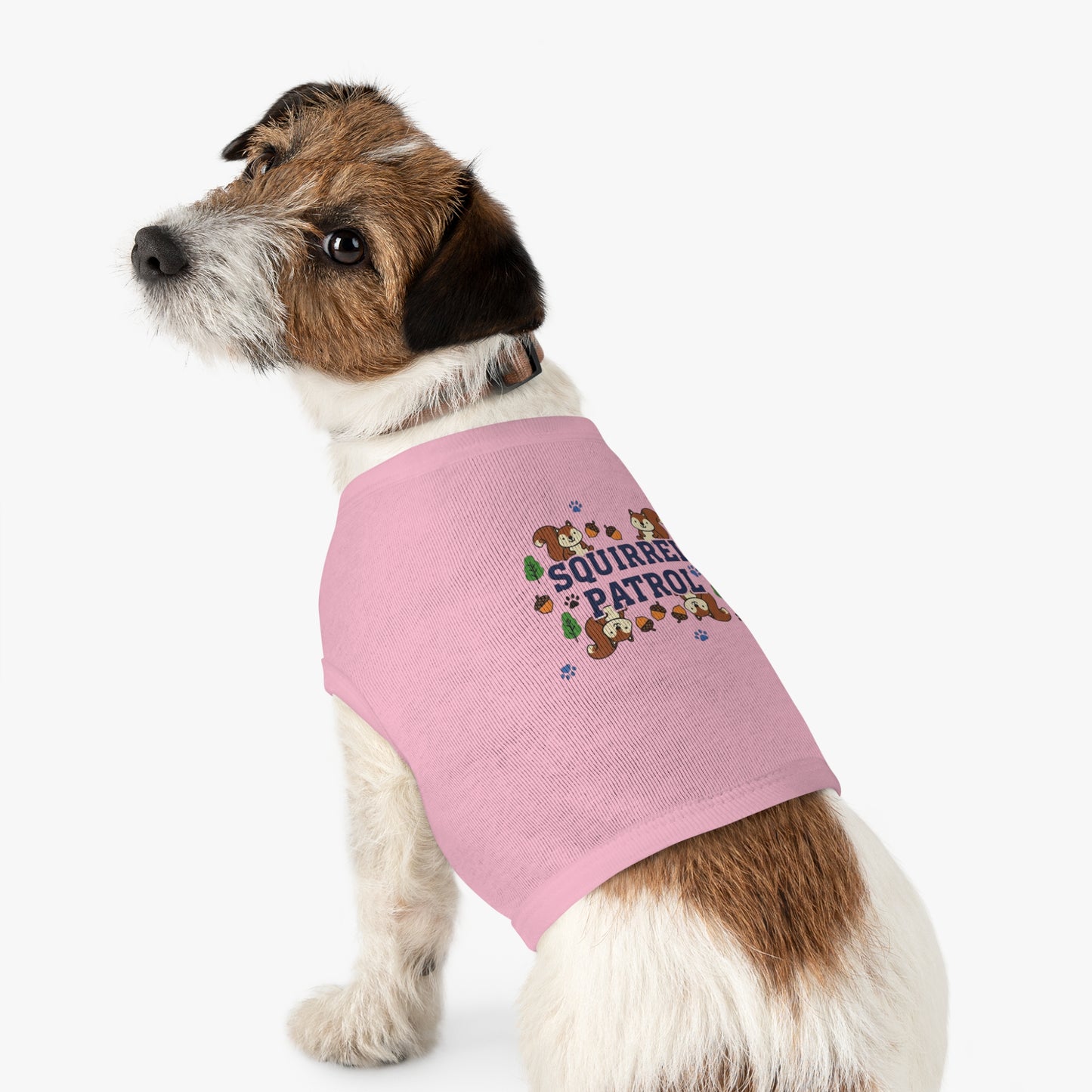 “Squirrel Patrol" Pet Tank Top  | Funny Pet Gift Idea