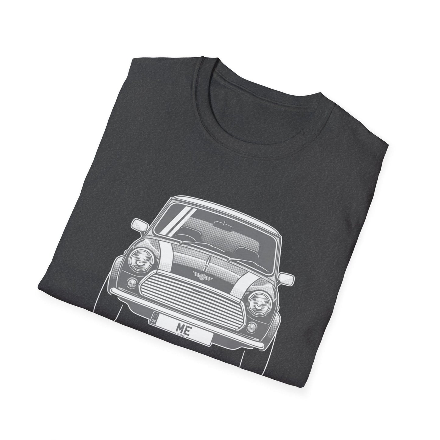 Classic Mini Car T-Shirt – Vintage Front View Graphic Tee for Car Lovers - That Should Be on a T-Shirt