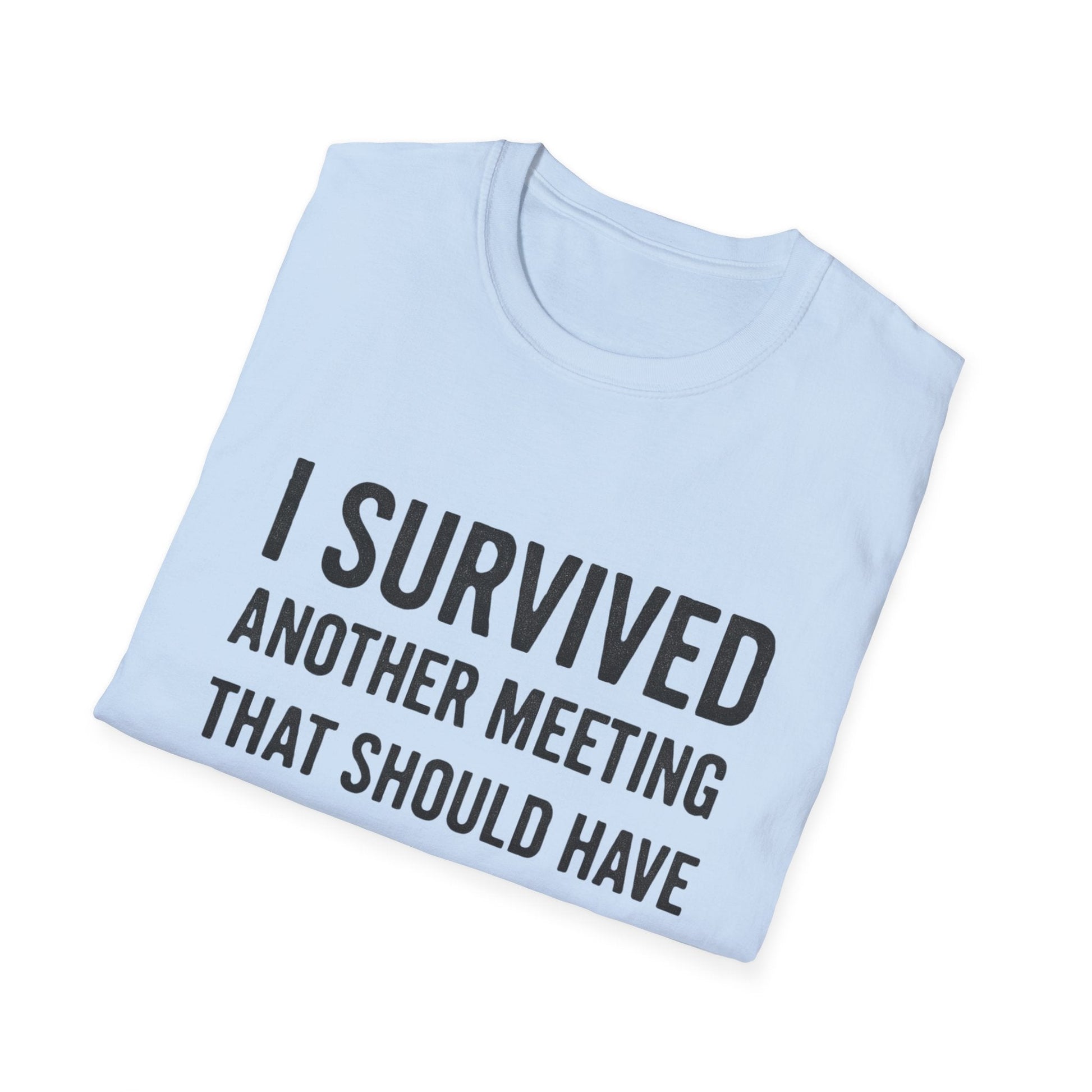 "I Survived Another Meeting That Should Have Been An Email" - The Official Office Survivor Tee - That Should Be on a T-Shirt