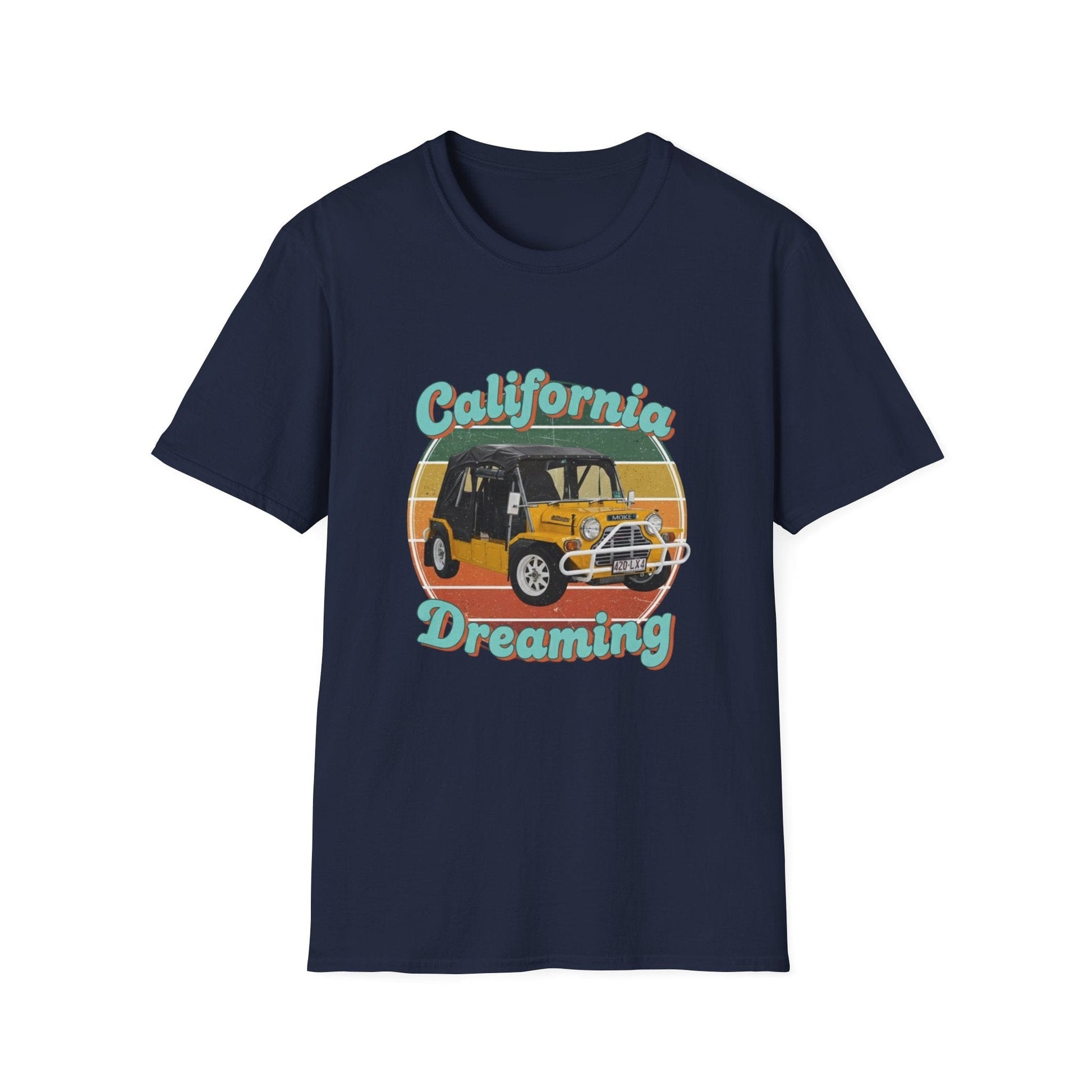 Retro California Dreaming Surf Tee - Vintage Moke Edition - That Should Be on a T-Shirt