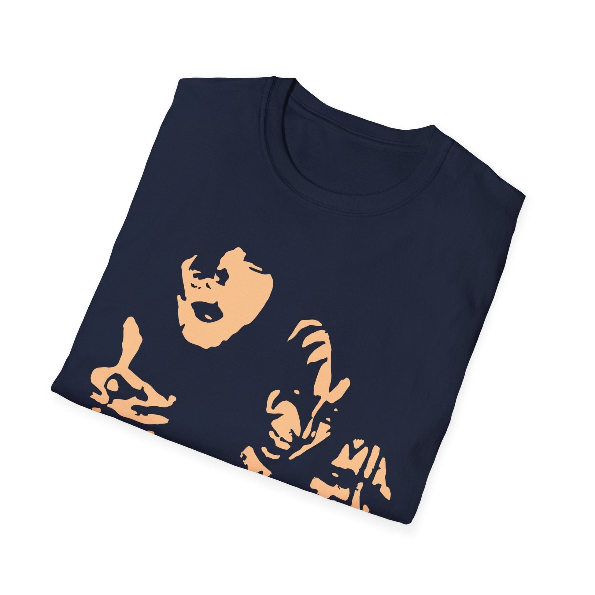 Vintage Rock Icon T-Shirt | Classic Band Graphic Tee | Unisex Softstyle Rock & Roll Apparel - That Should Be on a T-Shirt