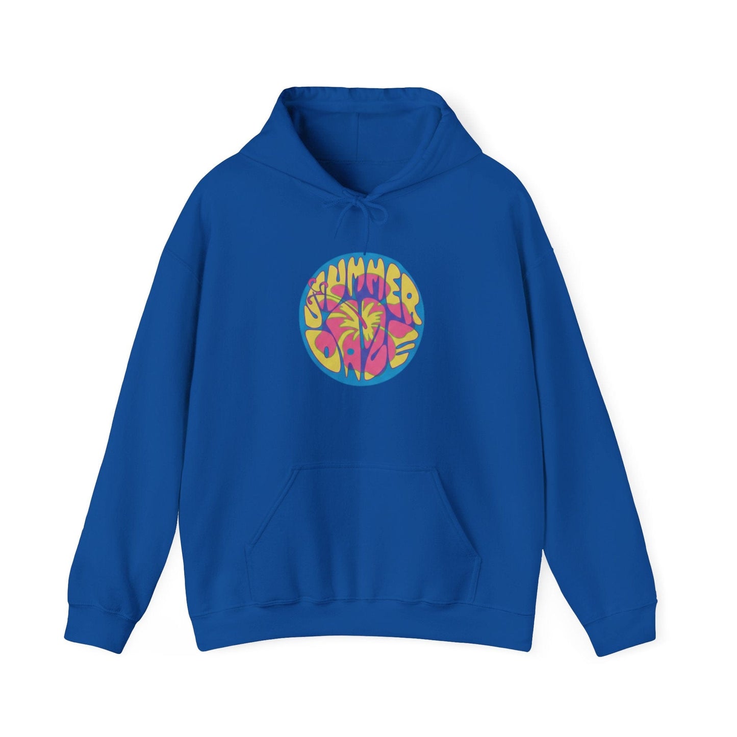 Summer Daze Retro 70s Graphic Hoodie – Oversized Surf Sweatshirt