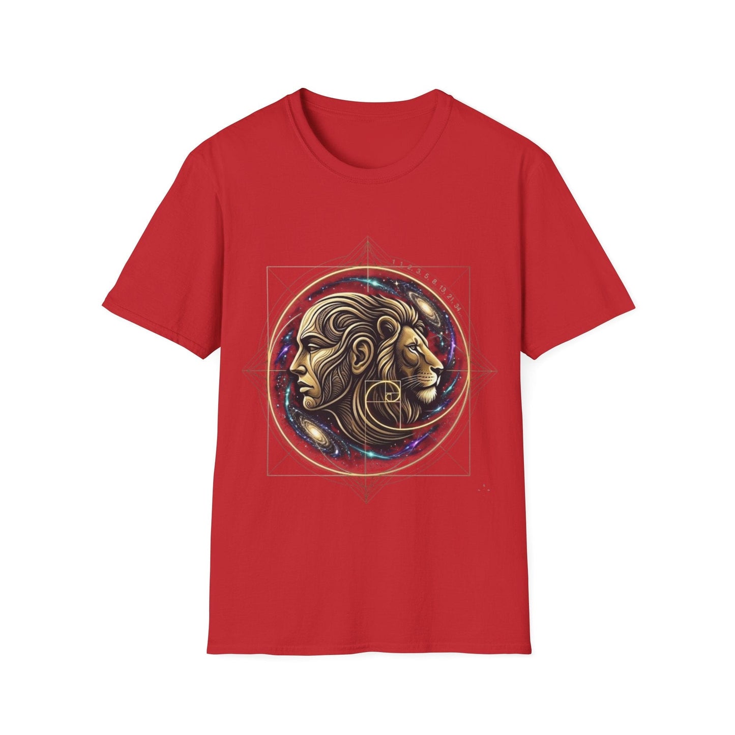 Golden Ratio Lion & Human T-Shirt - Fibonacci Sequence Sacred Geometry Tee - That Should Be on a T-Shirt
