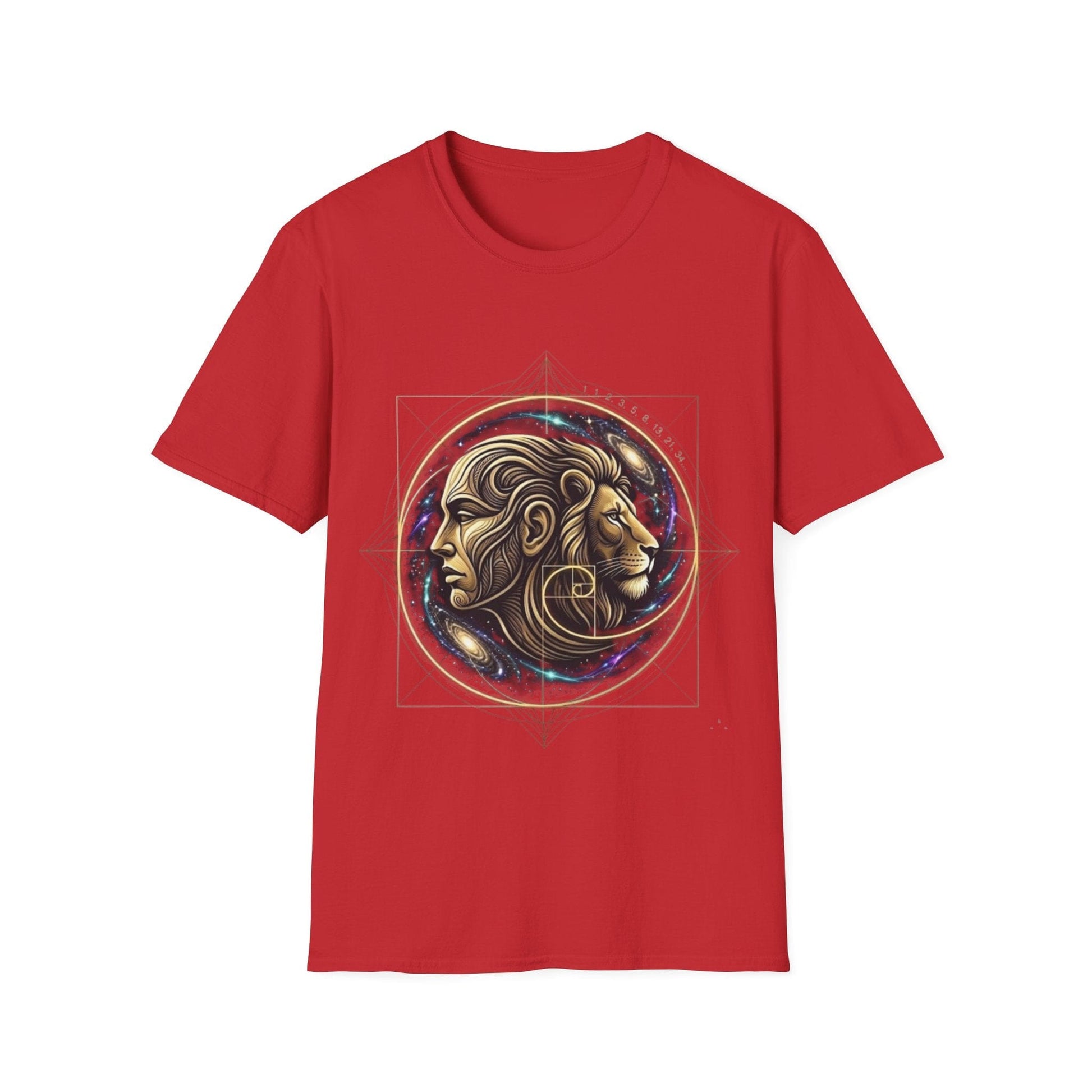 Golden Ratio Lion & Human T-Shirt - Fibonacci Sequence Sacred Geometry Tee - That Should Be on a T-Shirt