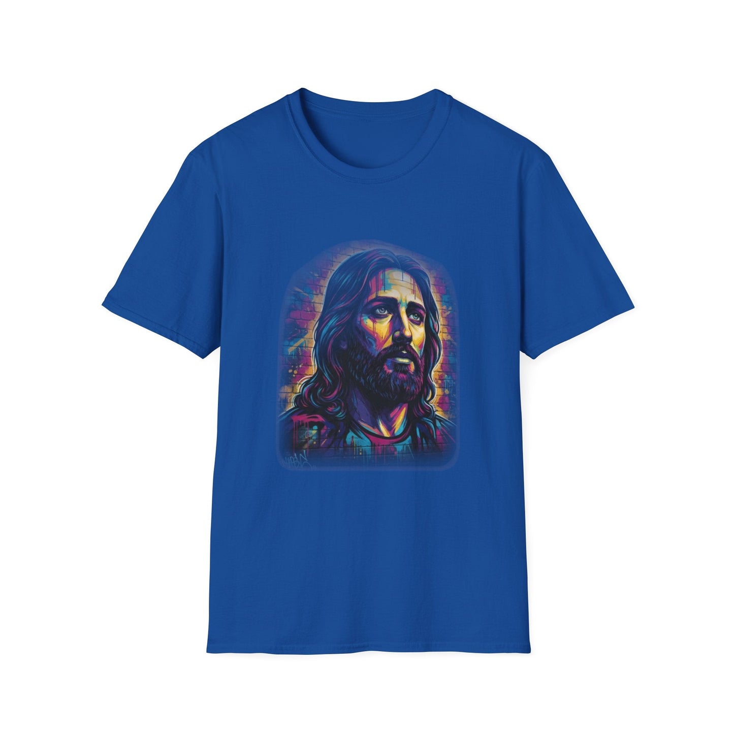 Urban Messiah – Vibrant Graffiti Art Premium Tee - That Should Be on a T-Shirt