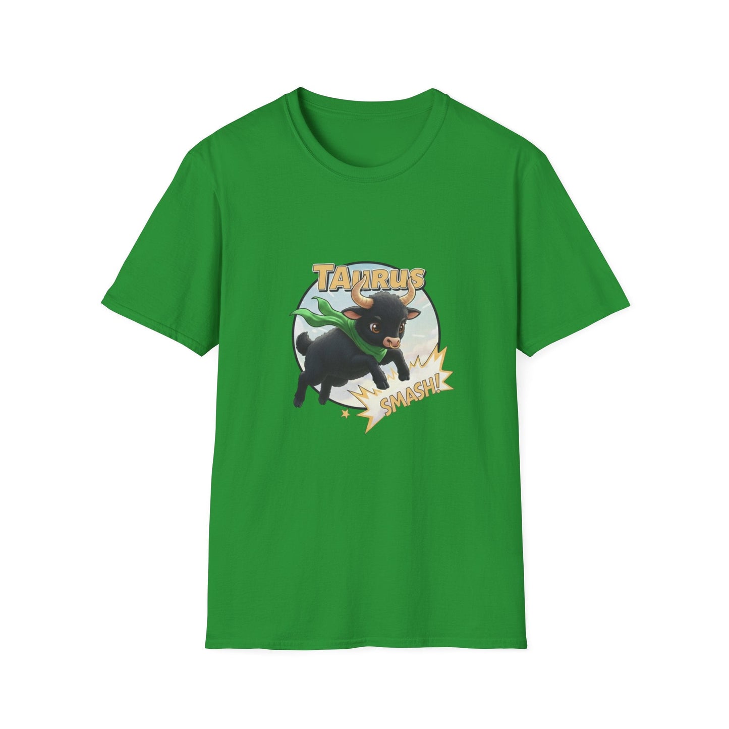 Taurus Smash! Superhero Bull Graphic Tee - That Should Be on a T-Shirt