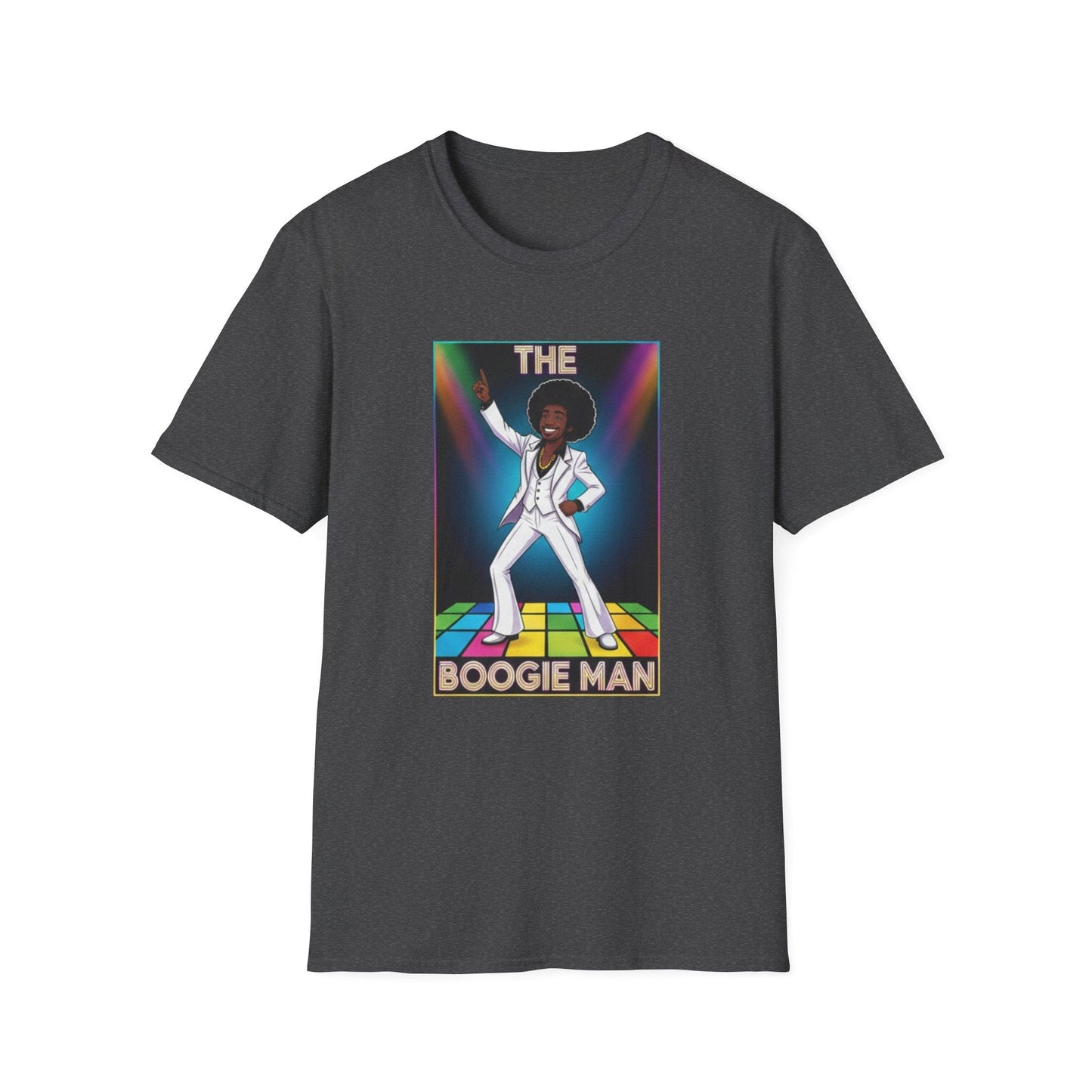Boogie Man Disco T-Shirt — Retro 70s Dance Floor Graphic Tee