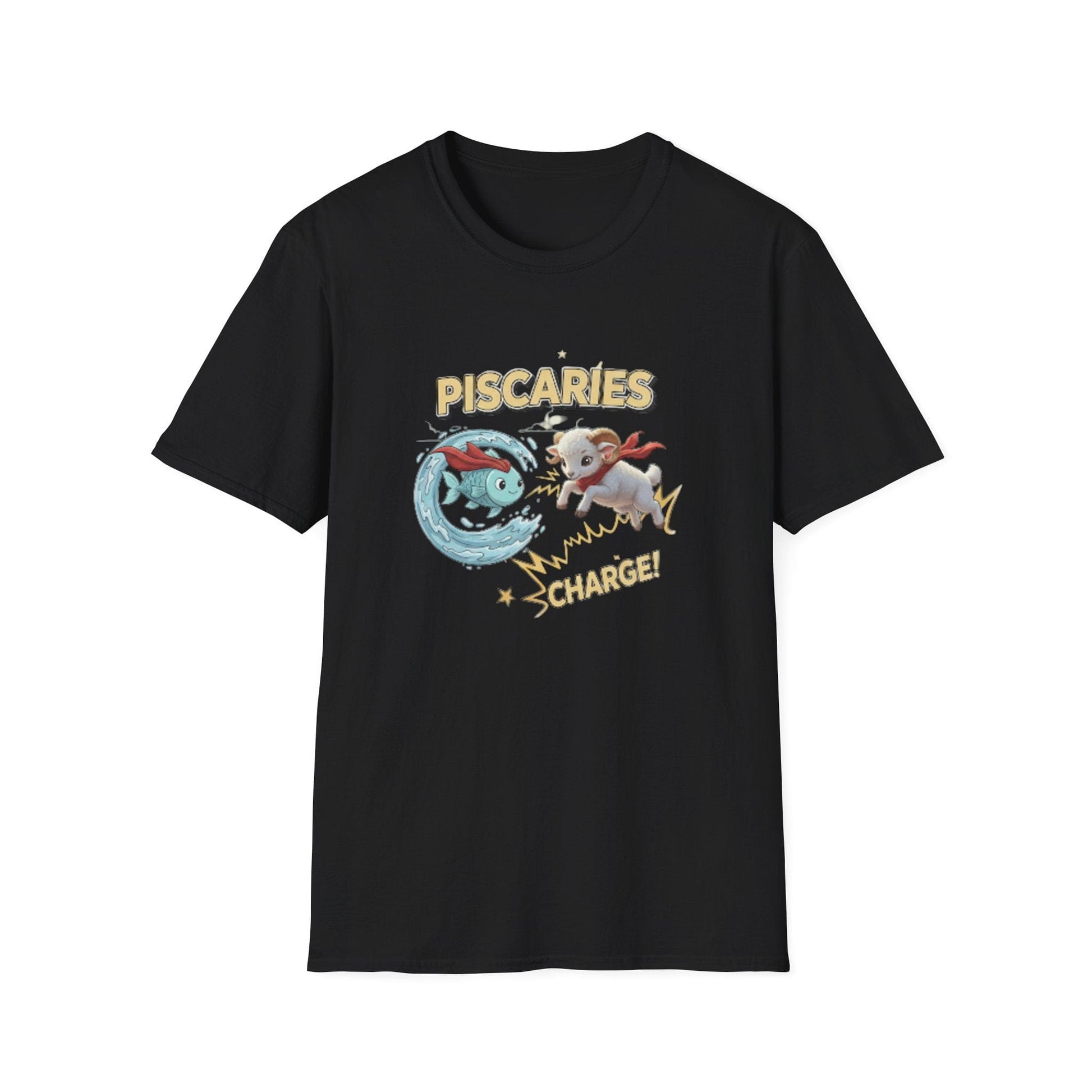 Piscaries Cusp Superhero Vintage T-Shirt — Retro Graphic Tee - That Should Be on a T-Shirt