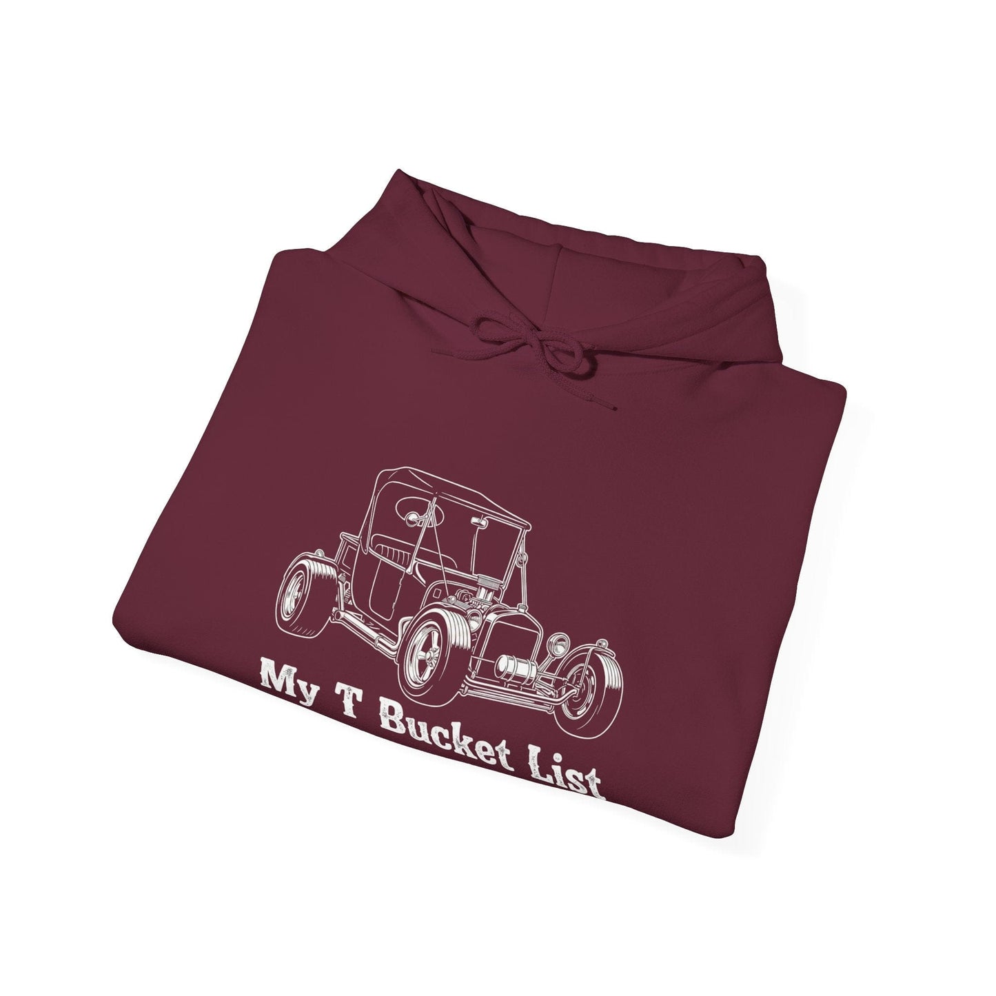 "My T-Bucket List" Hot Rod Hoodie – with Custom Sleeve Detail